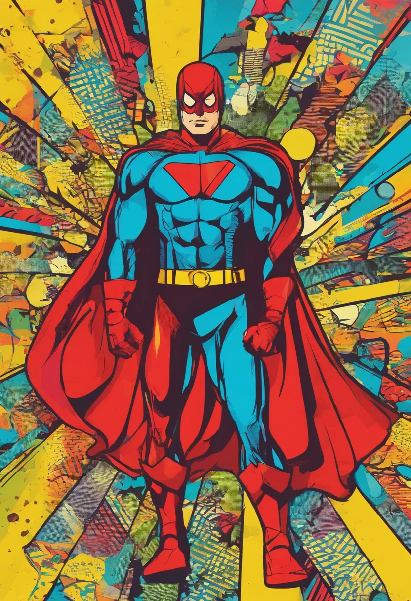 Superhero, estilo marvel, homem, adolescente