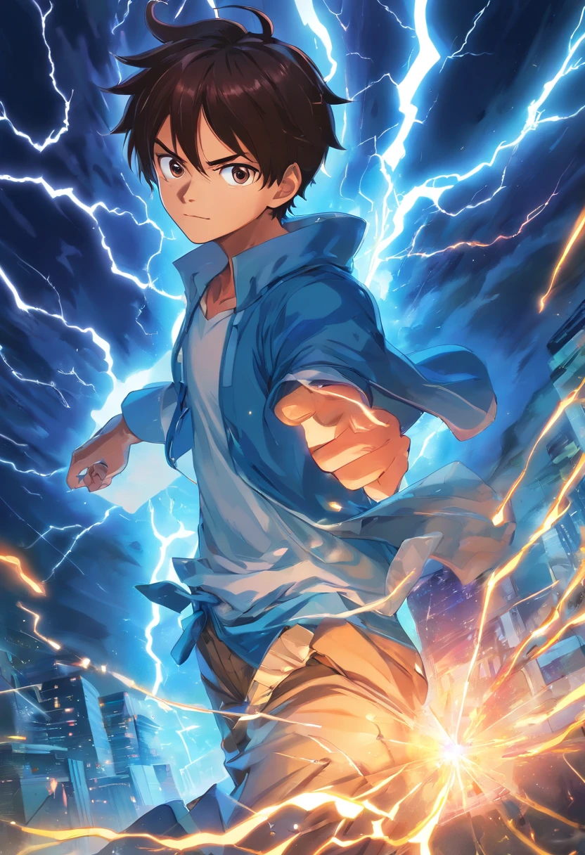 King Haizer,Luffy's final form,Super domineering,Background lightning,Broken ground,invincibility,Super handsome