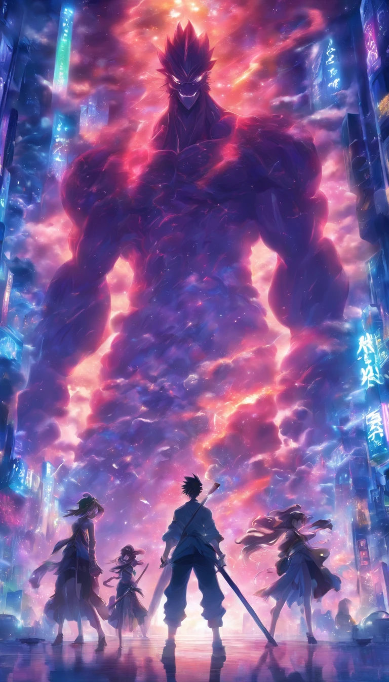 /imagine prompt: An angry man standing in the center of the room, facing two women, wielding a giant club, surrounded by walls adorned with various sharp weapons, ,32k, best quality, masterpiece, super detail, high details, by Makoto Shinkai ,in the style of the stars art group xing xing, --niji 5"