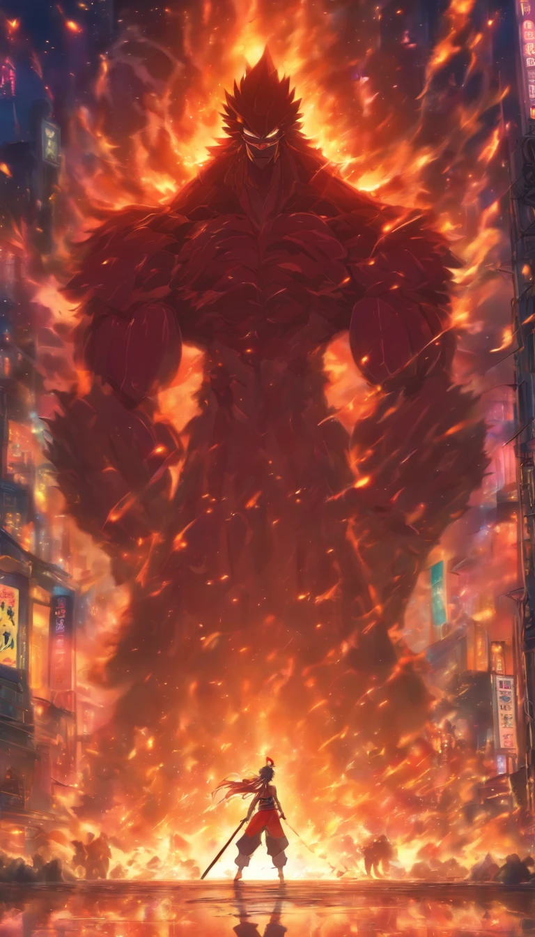/imagine prompt: An angry man standing in the center of the room, facing two women, wielding a giant club, surrounded by walls adorned with various sharp weapons, ,32k, best quality, masterpiece, super detail, high details, by Makoto Shinkai ,in the style of the stars art group xing xing, --niji 5"
