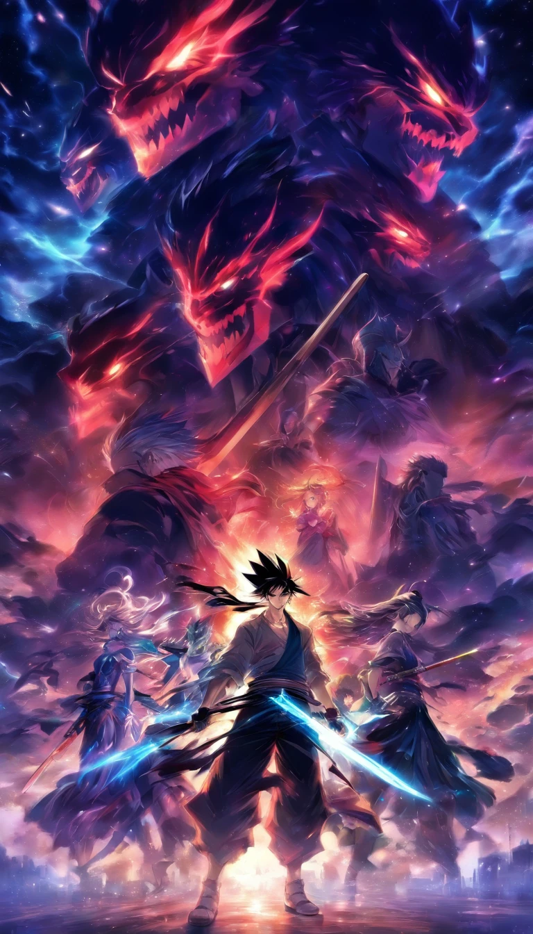 /imagine prompt: A cunning and ruthless man holding two sharp daggers, facing two women with a strong and confident demeanor, surrounded by a dark and eerie atmosphere, ,32k, best quality, masterpiece, super detail, high details, by Makoto Shinkai ,in the style of the stars art group xing xing, --niji 5"