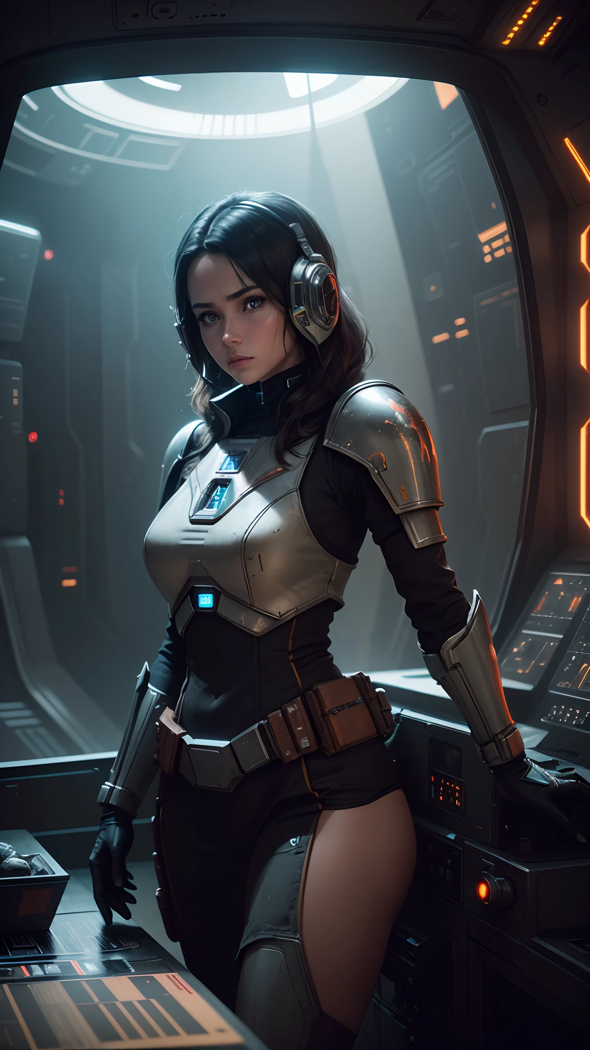 (((no human))),RAW photo, cinematic masterpiece, majestic epic composition, dvd screenshot of 2022 george lucas movie The Mandalorian, DVD screengrab, 2022s cinema, (movie scene, Mandalorian in the glass cockpit of a spaceship, behind the controls/), full shot, epic dynamic frame, dynamic pose, motion blur, sci-fi, cyber, (((cienatic look))), cinematic light, rim light, film grain, natural skin texture, 24mm, 4k textures, (highly detailed worn metal texture:1.3), (rust, dirt, dust, scratches, abrasions on the metal texture:1.2), soft cinematic light, adobe lightroom, photolab, hdr, intricate, elegant, (complex, intricate , insane highly detailed sci-fi background inside a spaceship in a sci-fi movie:1.1), absurdes, ((((cinematic look)))), soothing tones, insane details, intricate details, hyperdetailed, low contrast, soft cinematic light, dim colors, exposure blend, hdr, faded, (high detailed skin:1.2), 8k uhd, dslr, soft lighting, high quality, film grain, Fujifilm XT4 , dark studio, (rim light:1.2), two tone lighting, dimly lit, low key, (darken:1.2), (dark shot:1.3), exposure blend, hdr, professional color grading, complimentary colors, adobe lightroom, photolab, professional color correction, post-processing, aerial perspective, particles and dust in beams of light