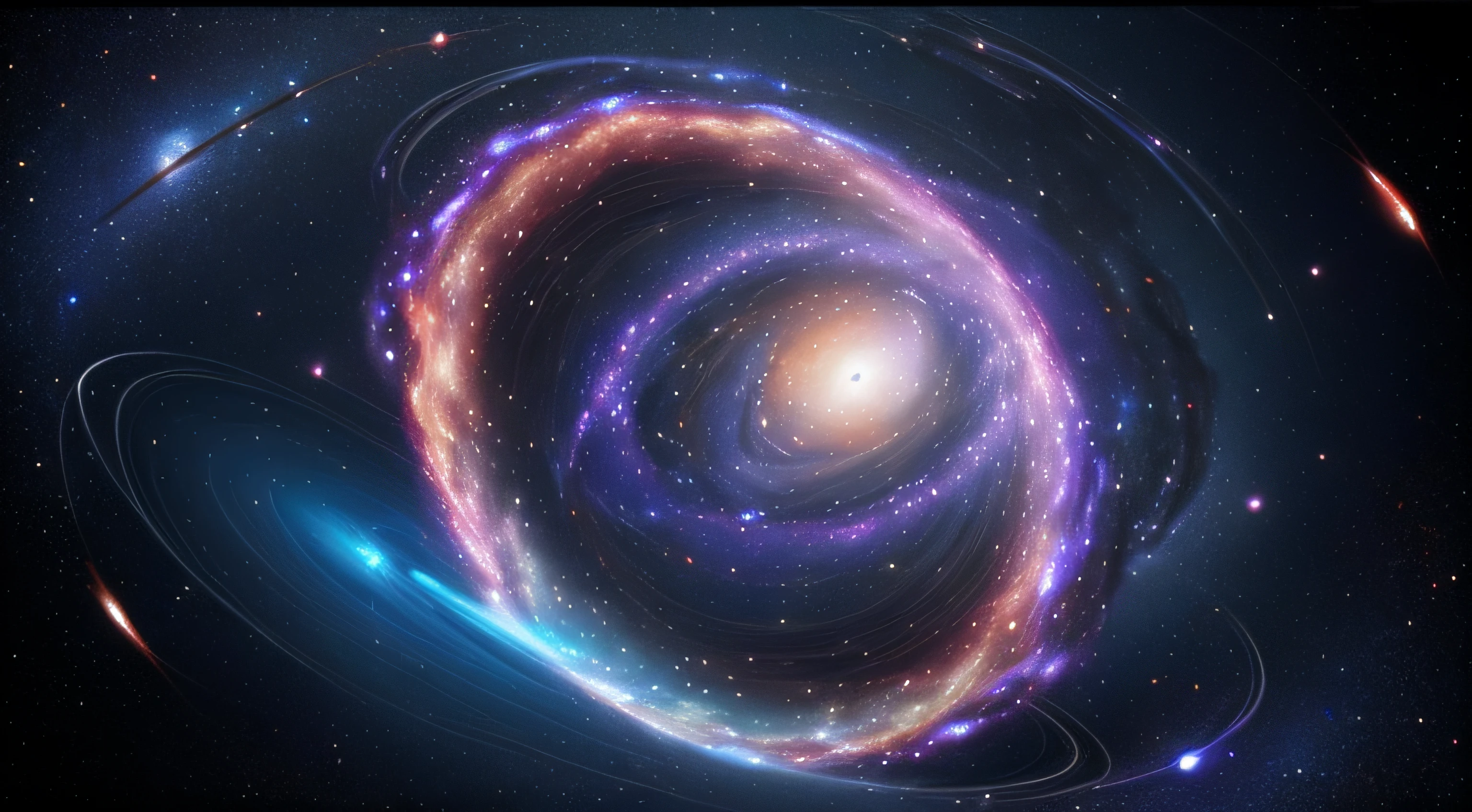 the universe is expanding, even extraordinary faster than the speed of light, starting from one singular point