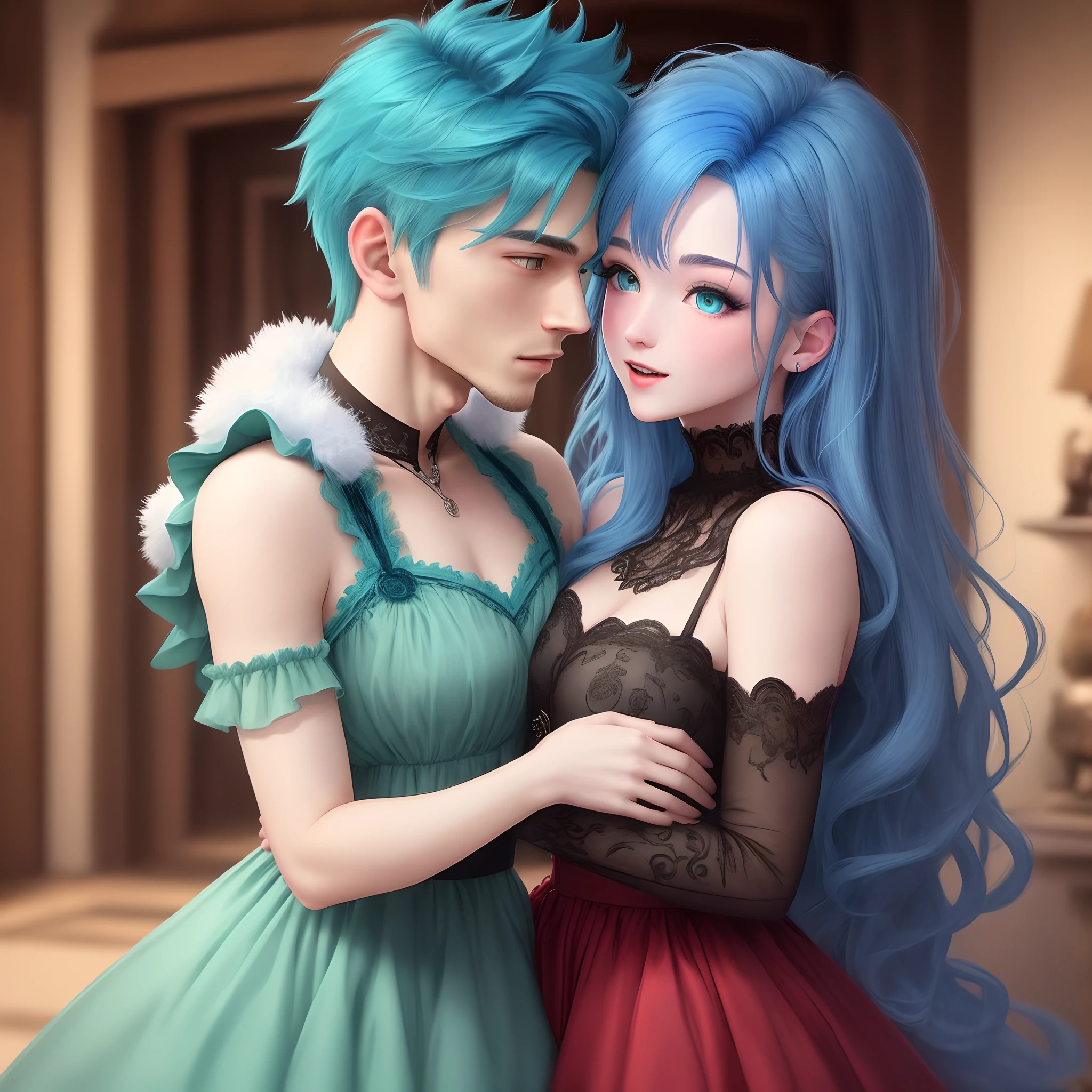 blue hair --auto
