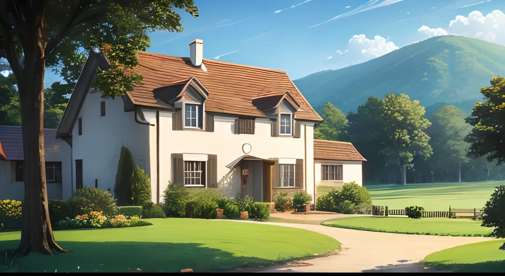 Country house scene