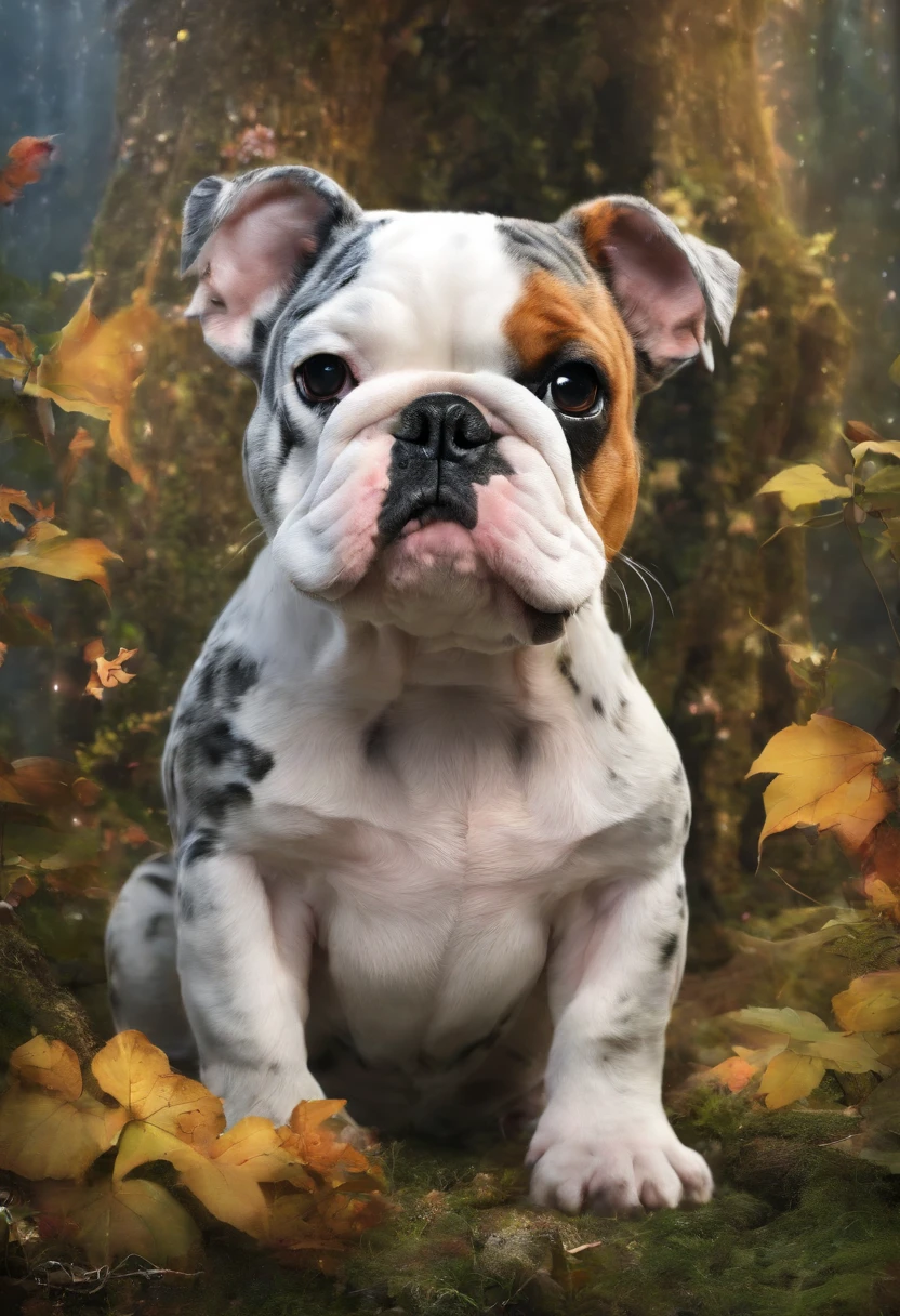 bebezinho de bulldog ingles merle