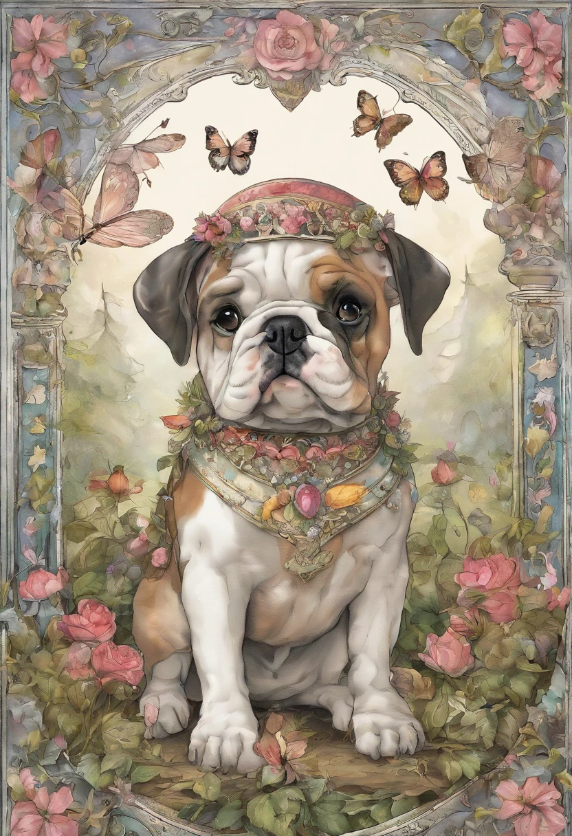 bebezinho de bulldog ingles merle