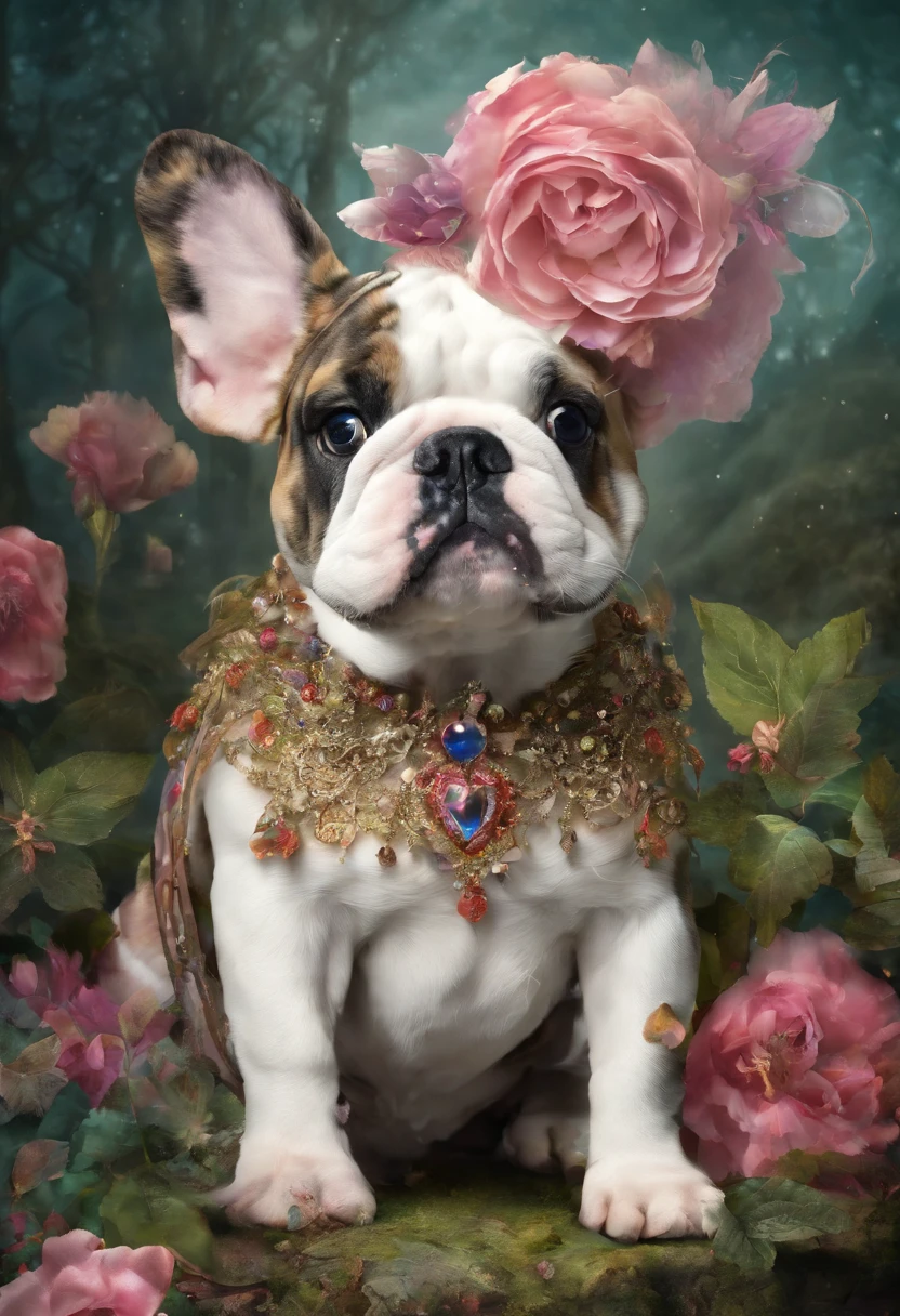 bebezinho de bulldog ingles merle