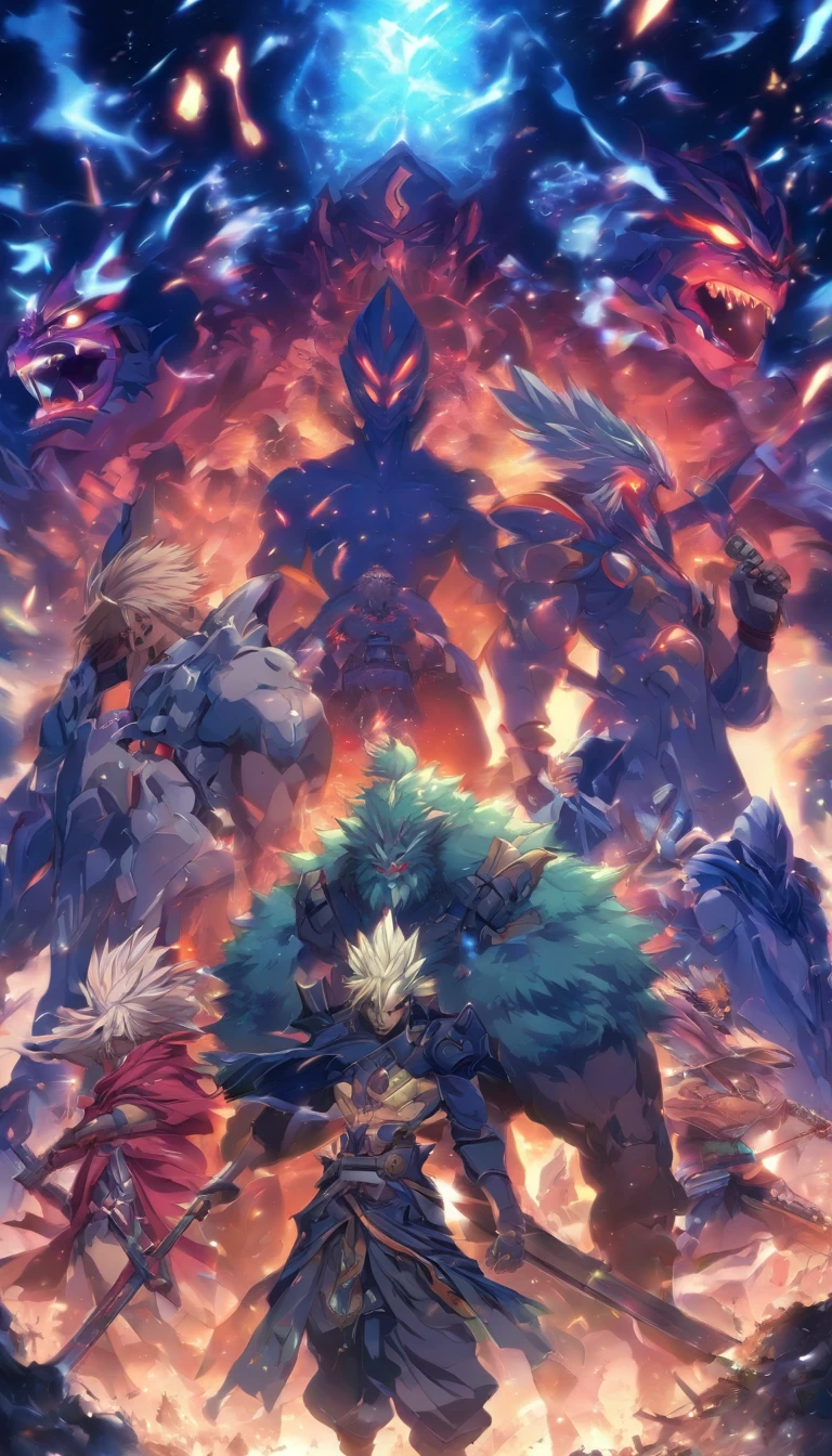 /imagine prompt: A group of guardians holding various torture instruments, treating each other mercilessly, cold and ruthless expressions, tense and violent atmosphere, ,32k, best quality, masterpiece, super detail, high details, by Makoto Shinkai ,in the style of the stars art group xing xing, --niji 5"