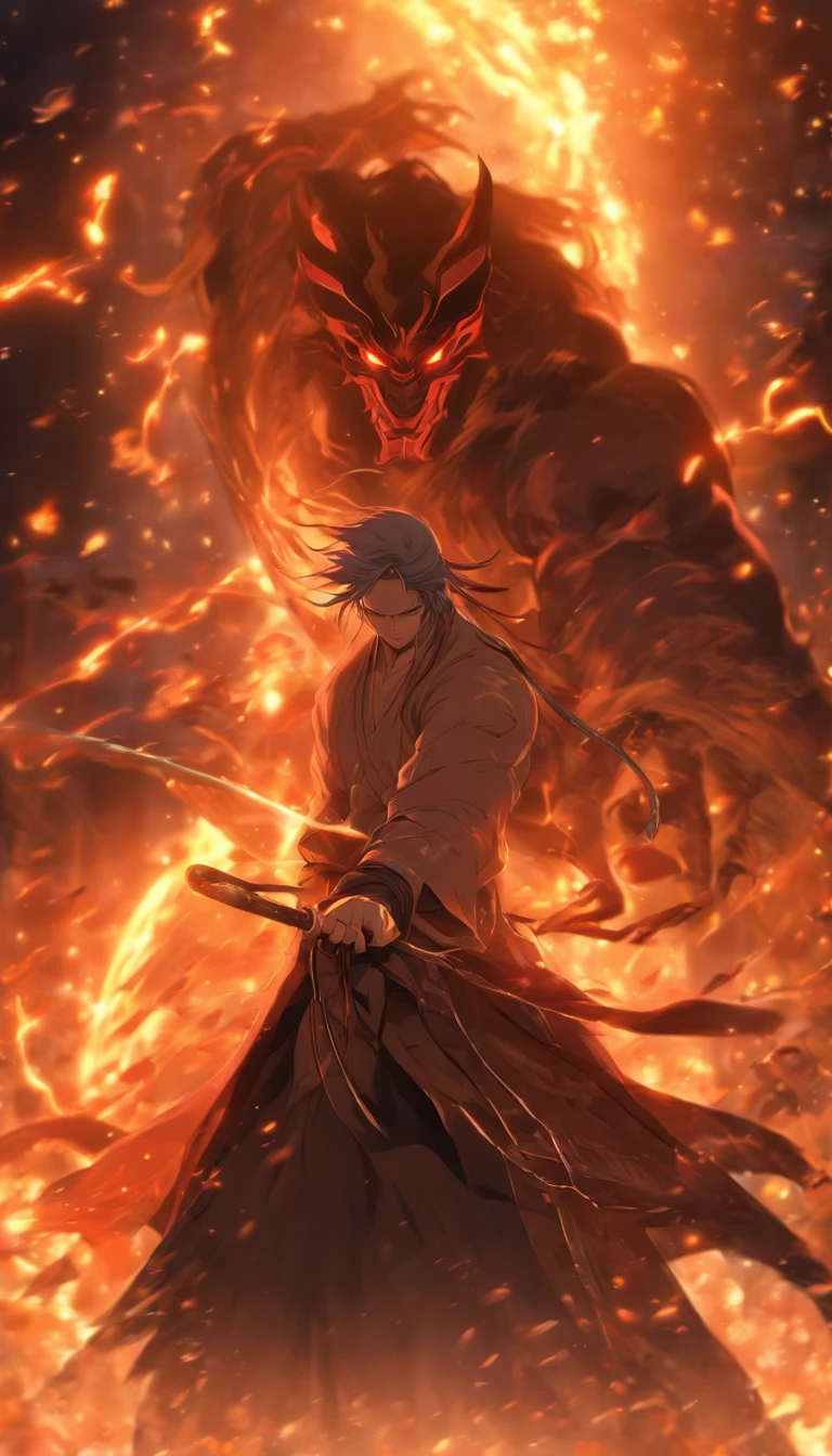/imagine prompt: A cruel middle-aged man named Elder He, whipping Xiao Xun'er and Nalan Wan'er with a long whip, his eyes filled with cruelty and disdain, surrounded by a dark scene, ,32k, best quality, masterpiece, super detail, high details, by Makoto Shinkai ,in the style of the stars art group xing xing, --niji 5"