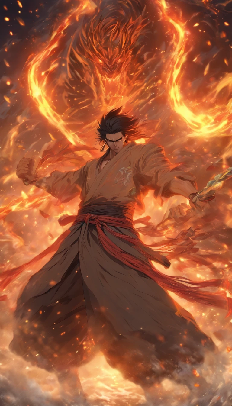 /imagine prompt: A cruel middle-aged man named Elder He, whipping Xiao Xun'er and Nalan Wan'er with a long whip, his eyes filled with cruelty and disdain, surrounded by a dark scene, ,32k, best quality, masterpiece, super detail, high details, by Makoto Shinkai ,in the style of the stars art group xing xing, --niji 5"