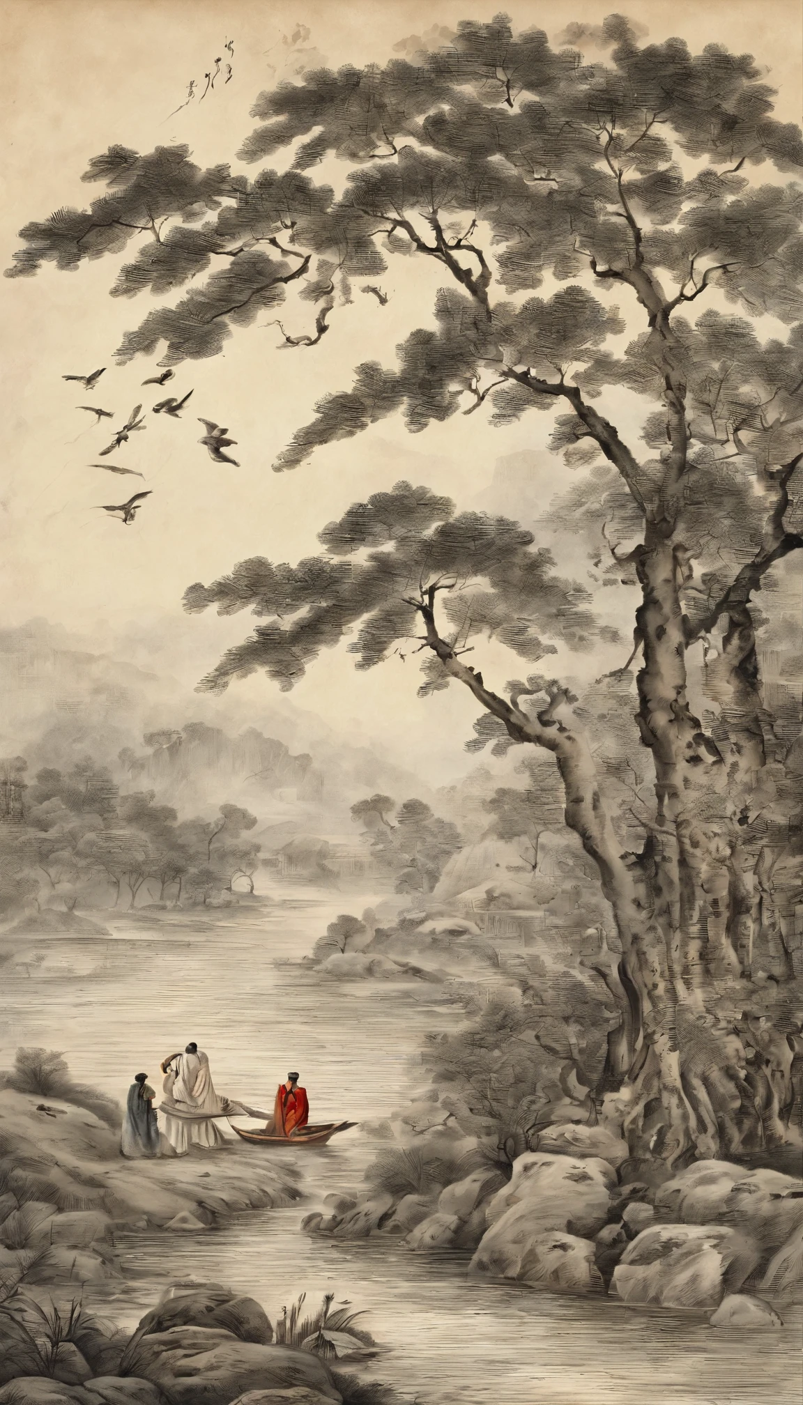 I was a tear that lingered at the turn of that year,
You can still smell rouge in the wind,
If I carve my promise on the banks of that river,
Coldwater River,Ocean of full moon,
I have been waiting for you under the tree of time for a long time,
Dusty people pestered me, Slander me, Laugh at me, I turned white,
You see paper kites chasing the sunset that day,
Look back like a lantern,Say goodbye to the night,
My heart was banished like quicksand,
If you return again, You will turn the world upside down,
If it rains that autumn night, The birds are also soaked,
Under the flower walls is a withered yellow,
Herren. Jun's position:Qiantang East,
The concubine was in Lin'an North,
Jun turns brown and red,
The little slave's waist was yellow,
The compass is missing,
Miscasting in the Spring Pavilion,
The slave went to Hangcheng,
Jun was born in Hangzhou,
(Extremely detailed picture),(8k wallpaper),(Movie lighting),(cinema4d),(delamination),(Depth of field effect),(Noticeable light and shadow effects),(Light particle tracing),(an Chinese ink painting style),(Master painting),(Unreal 5),(rendering by octane),(Master masterpieces),(Photography Award),(Rich and diverse color expressions),realisticlying,Masterpiece,Inspired by songs《Flower fairy》,Ray