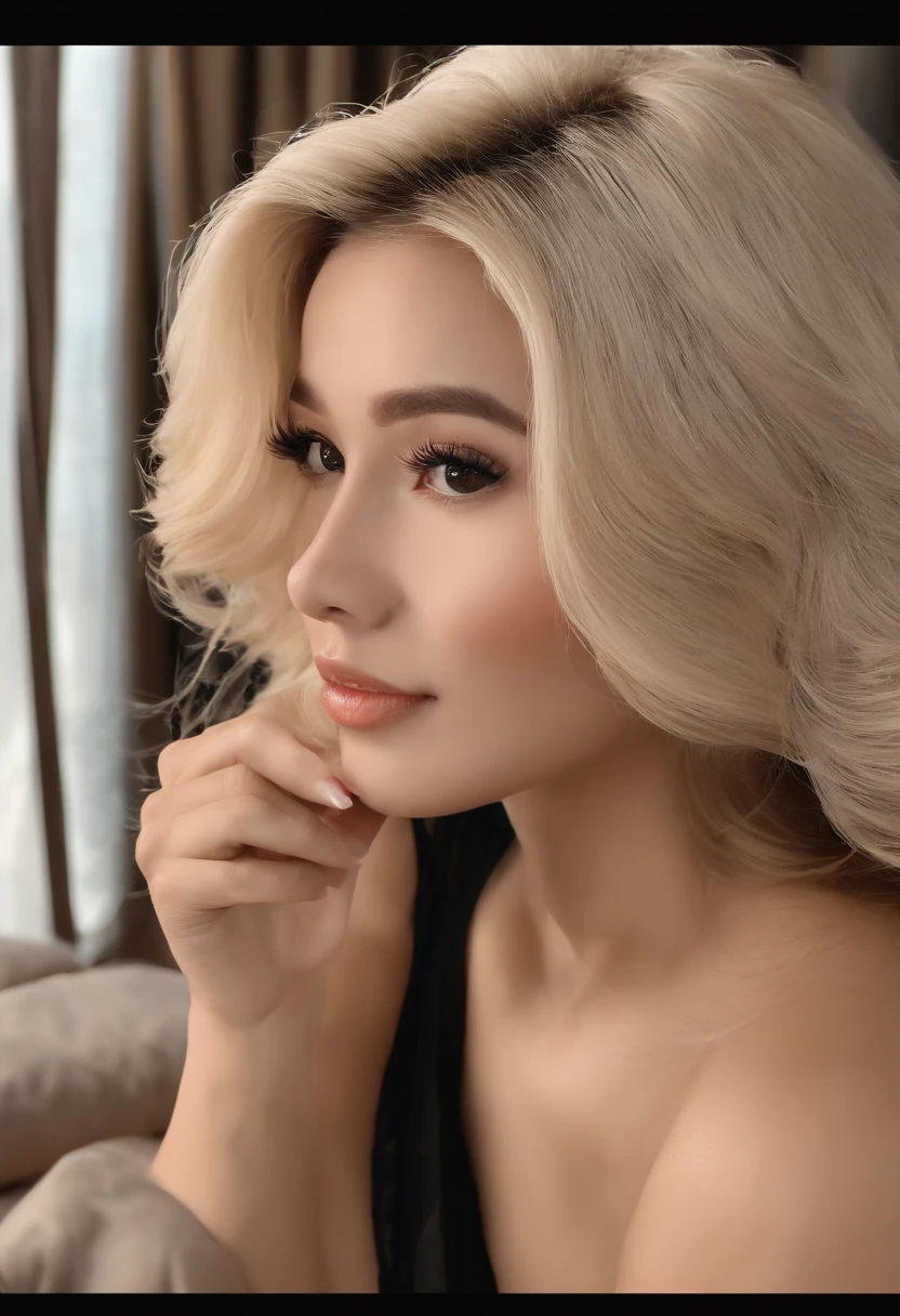 Live in Japan, 21-year-old,Estar en un hotel,(Get off in bed:1.2),(Ser tocado por hombres:1.5),(Ser acariciado en la entrepierna de un hombre),visto desde un lado, aceite, (((tmasterpiece))), ((Mejor calidad)), ((Detalles intrincados)), ((Realismo ultrarrealista)), Ridiculous resolution, ver -through, ighly detallado, ilustratio, 1. mujeres, ((small udder)), (areola de mama),Mano perfecta, Dedo detallado, hermosos ojos detallados, cabello ondulado y rizado,with brown eye, Insignia con nombre, Consejero delegado, (Ropa interior negra sexy:1.2), semi transparente, Mojarse,The button is undone,Mi pecho estaba a punto de derramarse de mi ropa, Antecedentes detallados, Dormitorios, ojos perfectos,ladeado,Cara enrojecida,(crybaby:1.2),Cerrar el ojo。boca abierta。labios bien abiertos。Cara sexy。Sacar la lengua por la boca。Ser tocado por hombres。