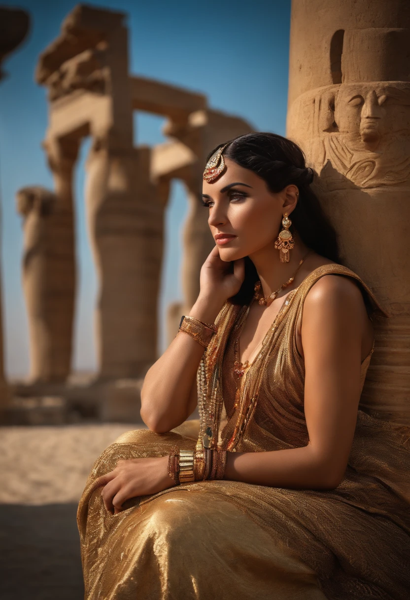 Cleopatra relaxing egpcia