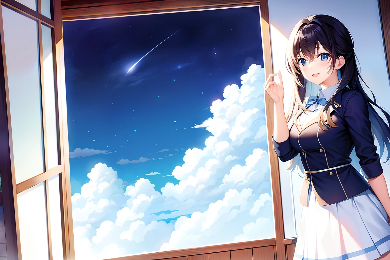 magnificent view、Skysky、on clouds、Star-filled sky、Superb view