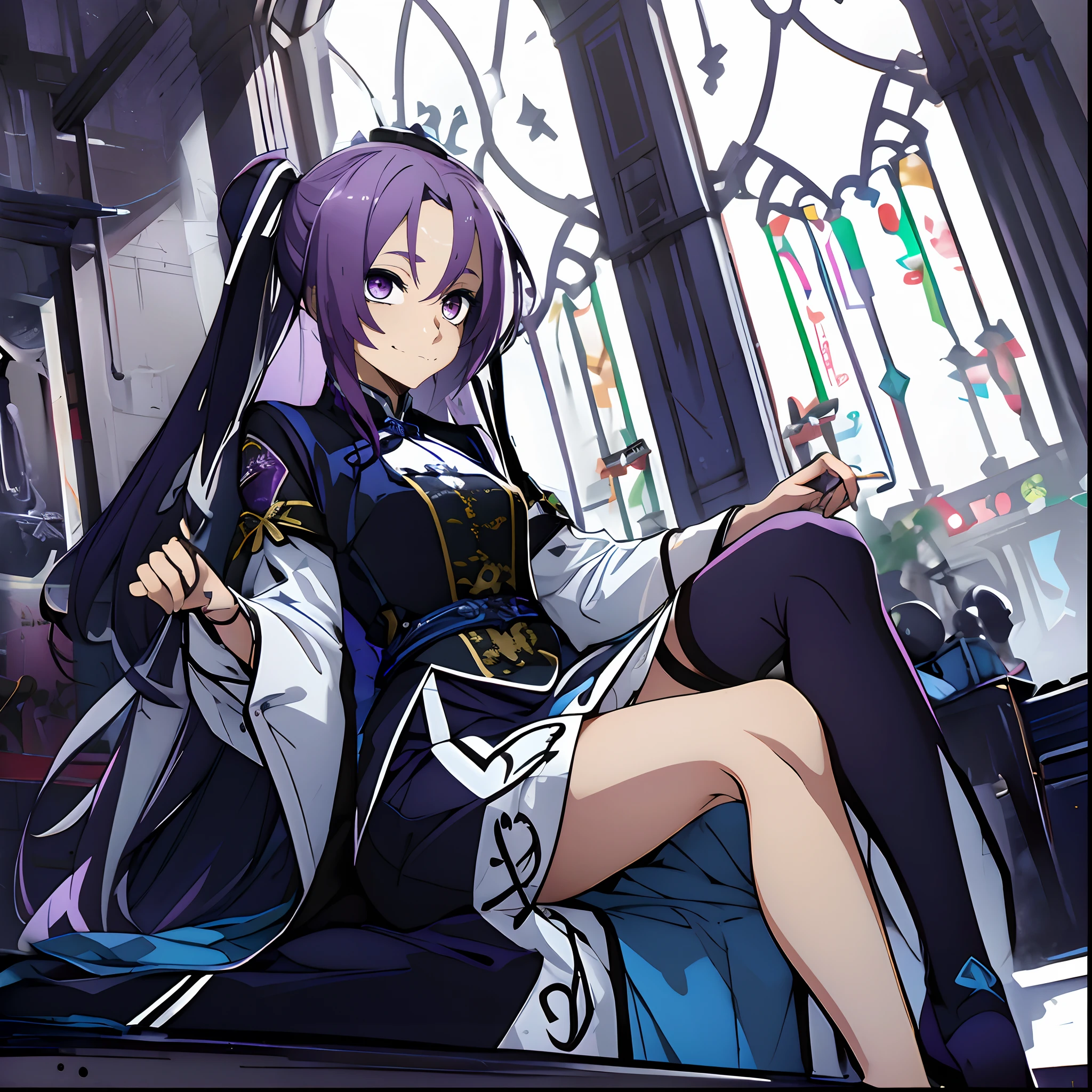 heterochromia, purple eyes, green eyes, cute face, smile face