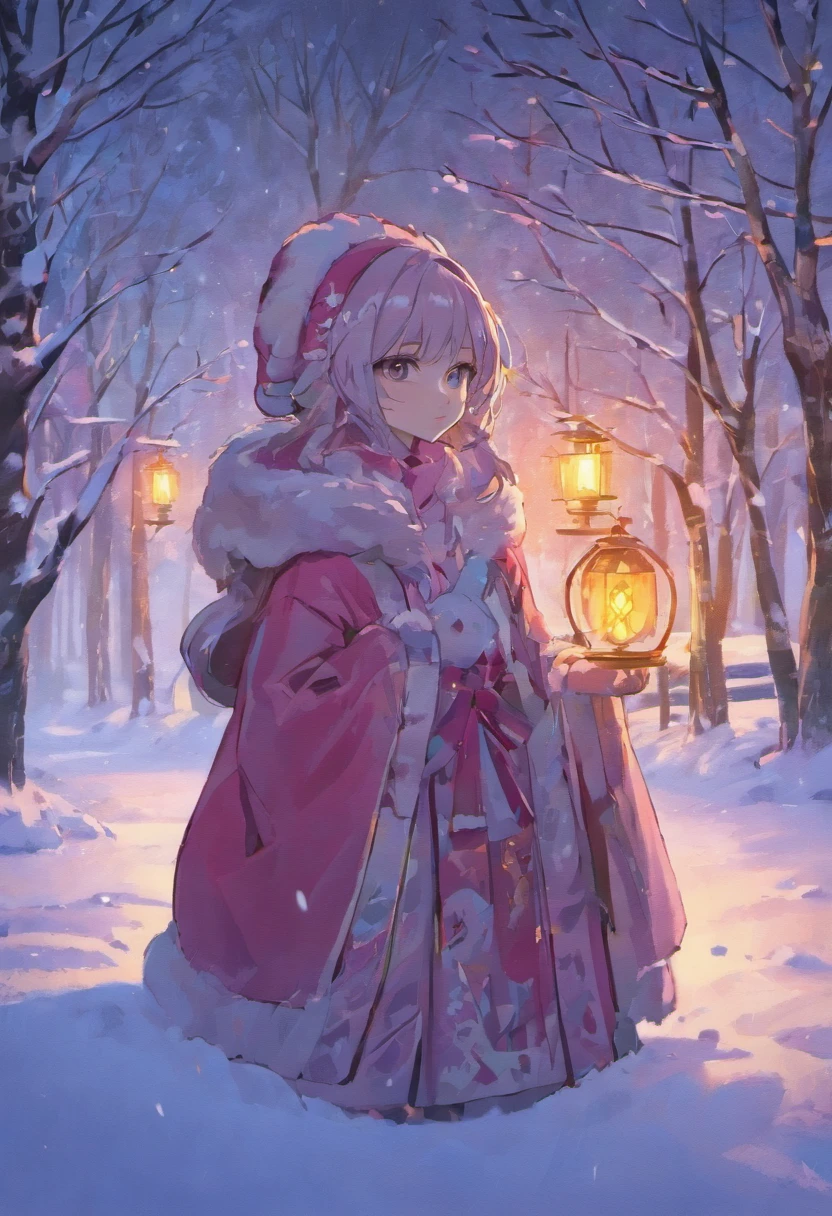 tmasterpiece,Best quality at best,high high quality,the Extremely Detailed CG Unity 8K Wallpapers,winter scene,Illustration style,santa,elk,sled,Oyuki,The entire scene is covered in snow。digital illustrations,复杂,Uptrend,pastel colour,oil painted,award winning photography,depth of fields,hdr,blooms,color difference,真实感,The is very detailed,trends in art station,CGSociety trends,复杂,high detal,dramatics