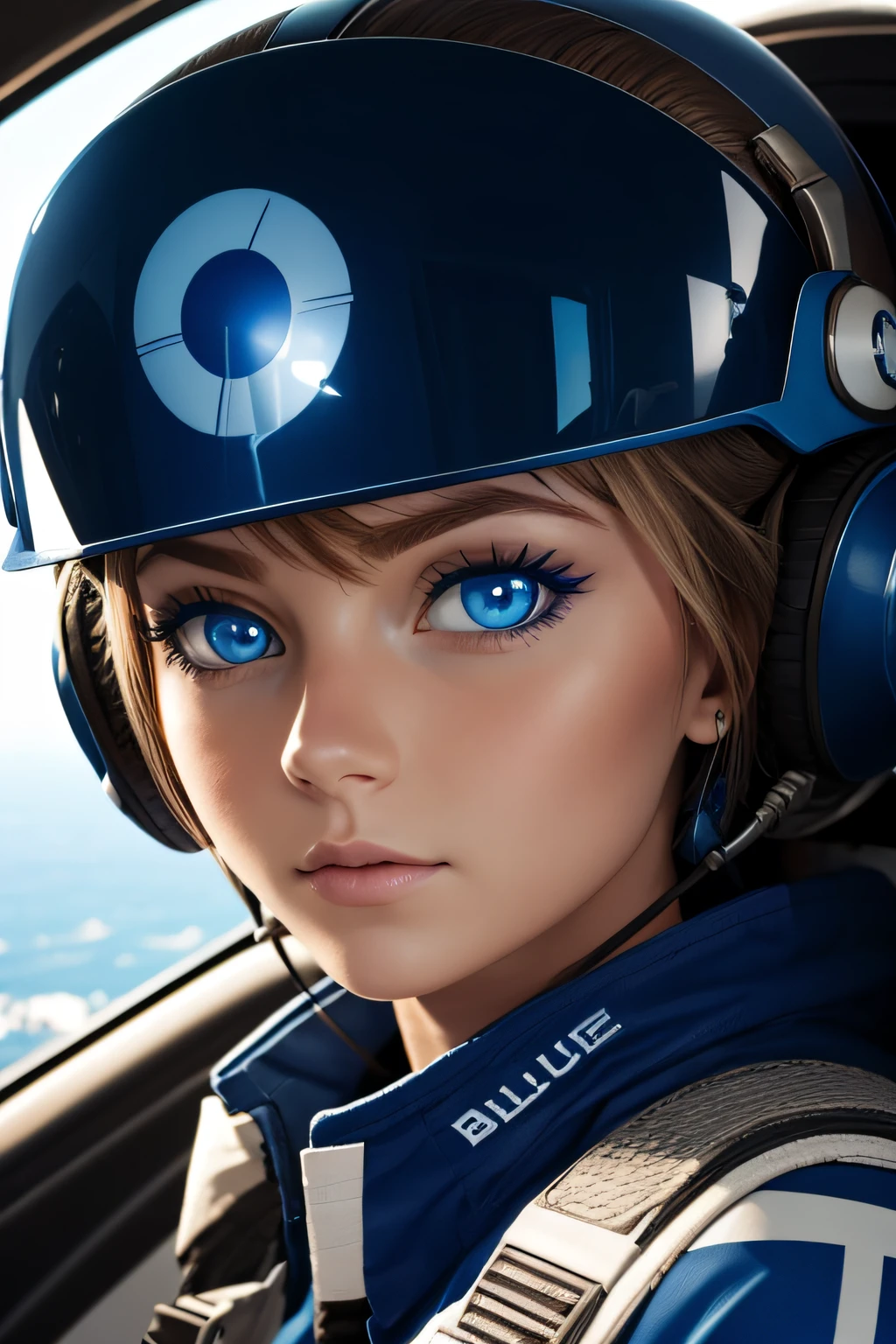 pilot ((blue eyes))