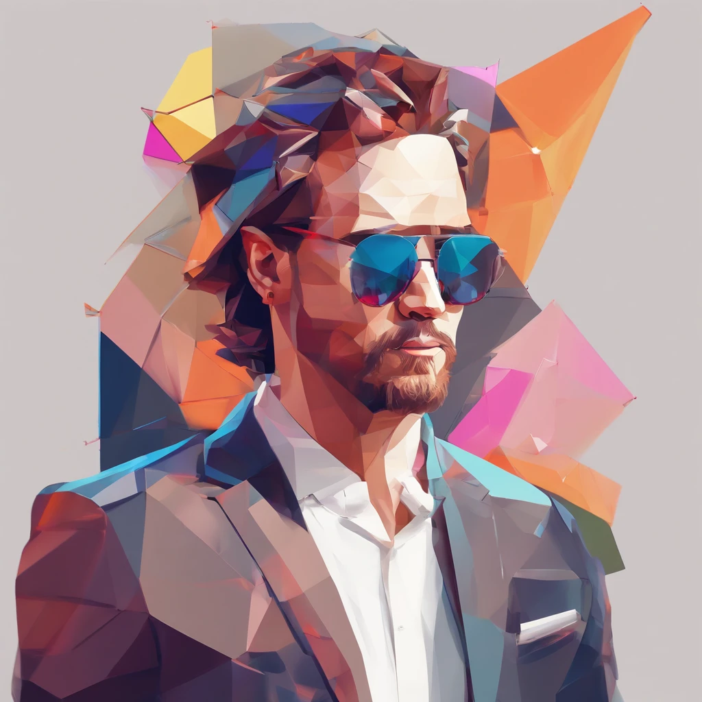 (best quality,8k,Altas,master part:1.2),Realistic,retrato,macaco,suit jacket, Rosa,sun glasses,Feliz,standing posture,beleza abstrata,Centrado,facing the camera head-on,facing camera directly,quase perfeito,full of dynamics,cativante,foco nítido,illustration,arte de Carne Griffiths e Wadim Kashin,fundo branco,brightly colored sunglasses,