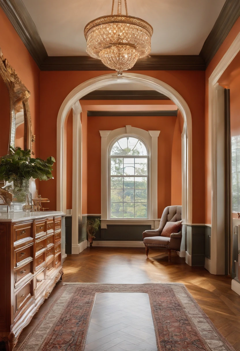 Elegant space,Bright,European style wainscoting,There is a variety of fitness equipment,River view from the window