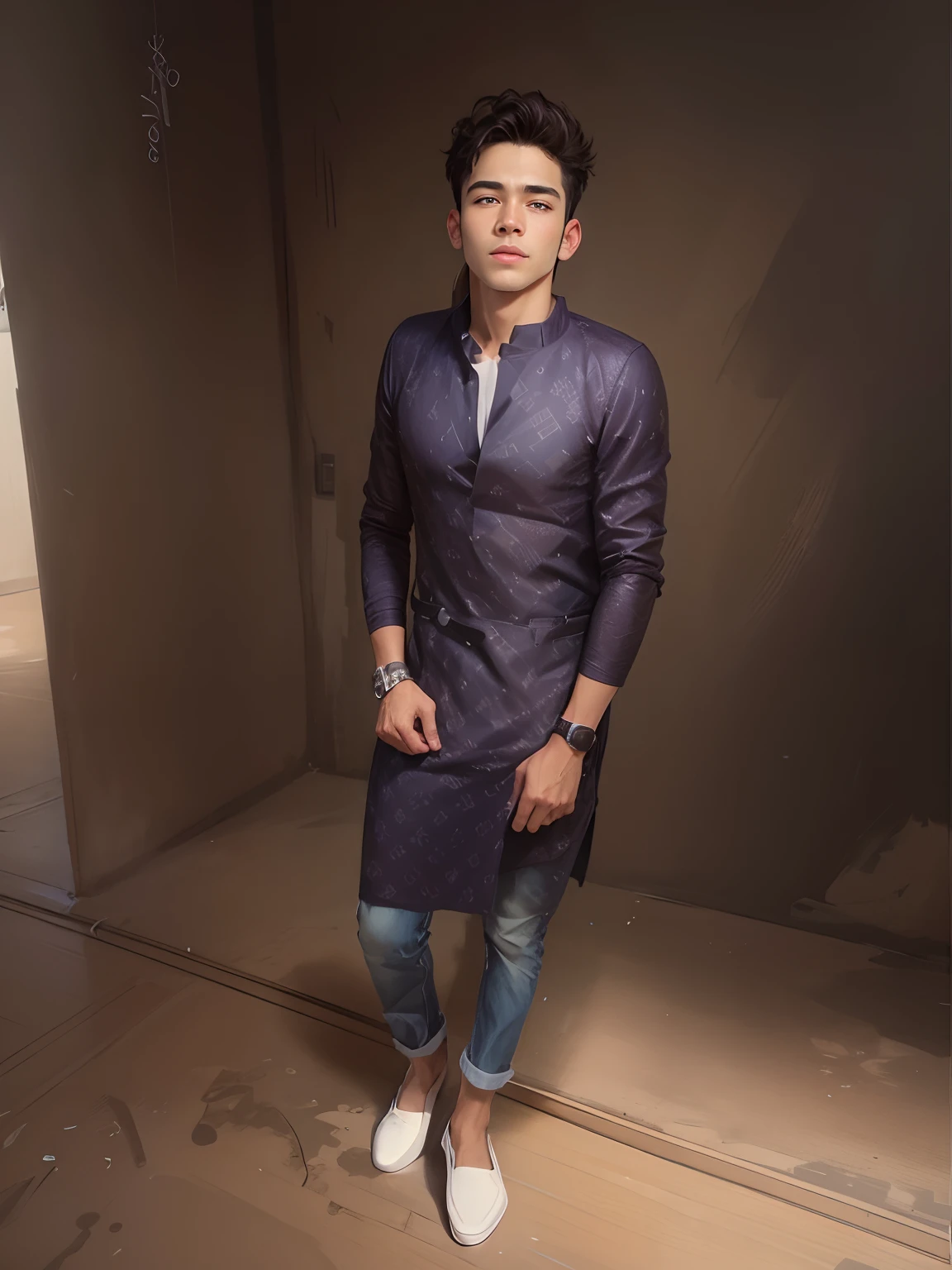 Change the background,Handsome boy, realistic face