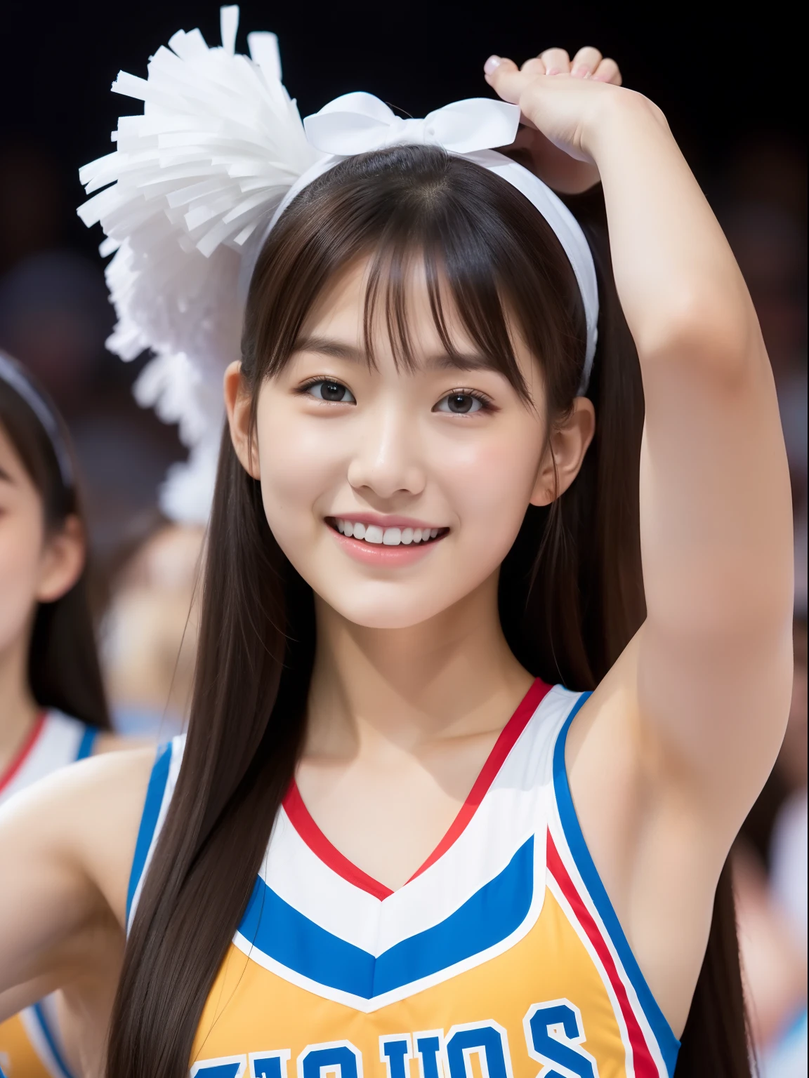Beautuful Women、18year old 、body shot、cheering cheerleaders