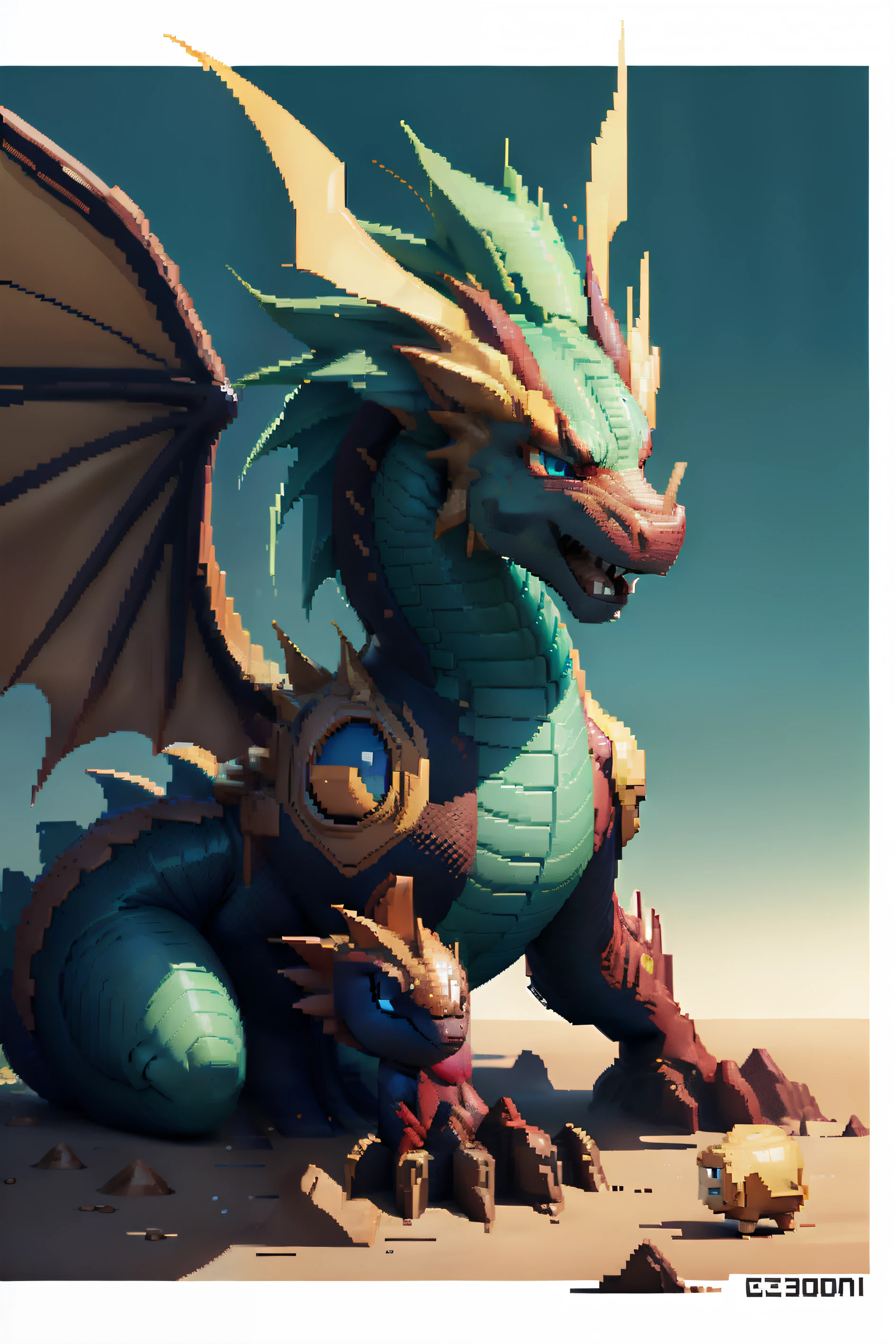 a closeup of a pixel-style image of a dragon, dragon pixel art, 1 0 0 0 x 1 0 0 0 pixel art, Pixel Art Sprite, sprite de videogame, pixel art de alta qualidade, pixel art retro digimon bitmap, para digimon vermelho e azul, pixels hein, Pixel art de 32 bits, Retro Art, pixel art 8 - bit, estilo pixel art