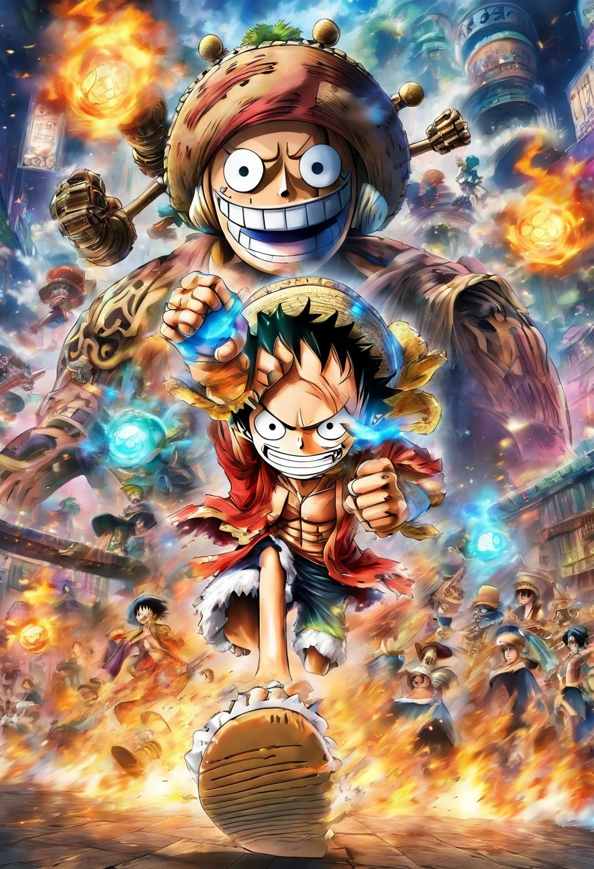 robot, One Piece style