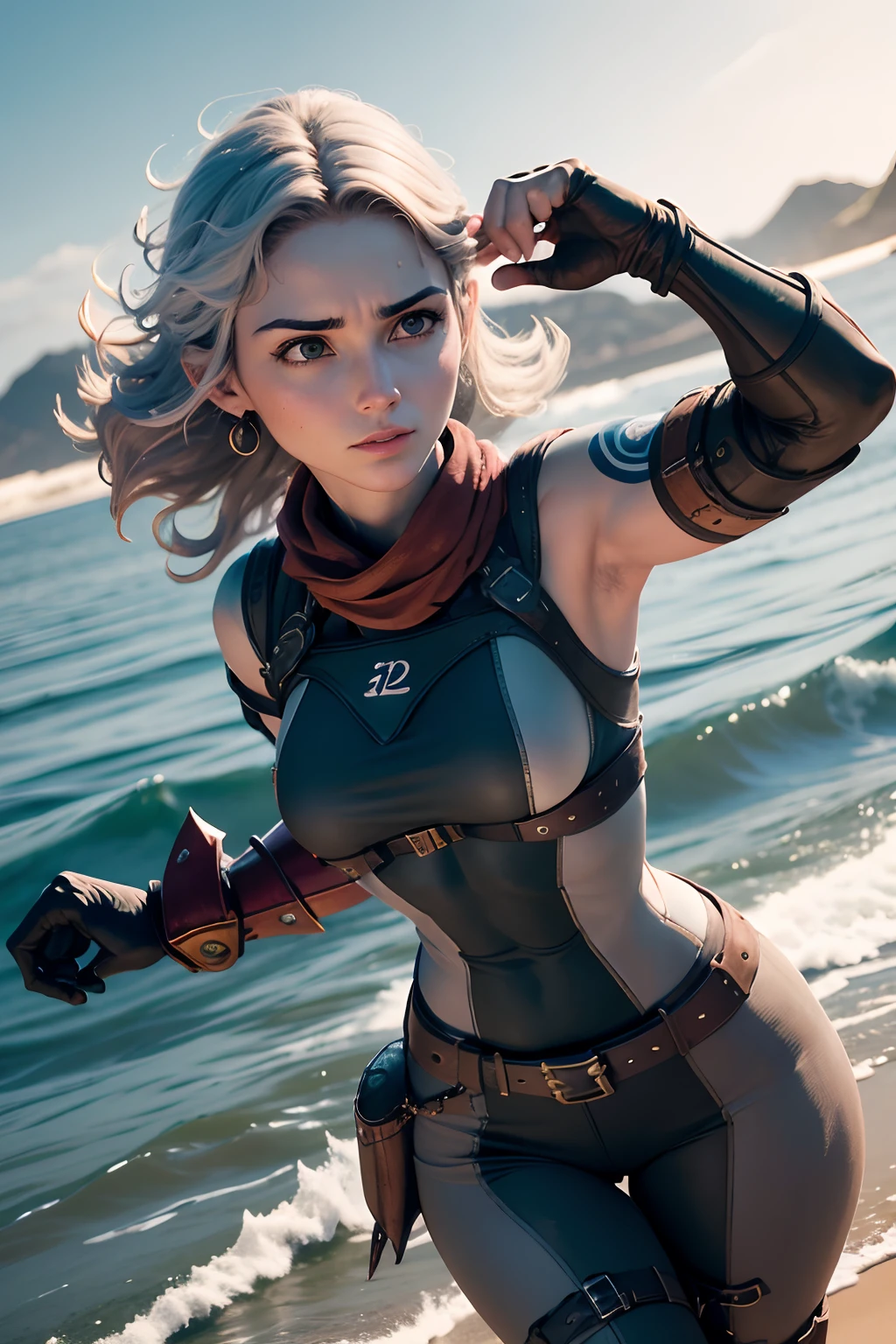 Um dia, A fearless adventurer heard about the legend and decided she was willing to face all dangers in search of the legendary treasure. Ela contratou uma equipe de marinheiros corajosos e experientes, preparou um navio resistente e partiu em sua jornada em busca da ilha perdida. cheio de magia