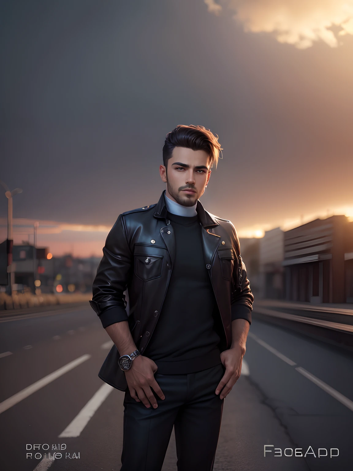 stylish attitude background handsome boy 8k HD picture