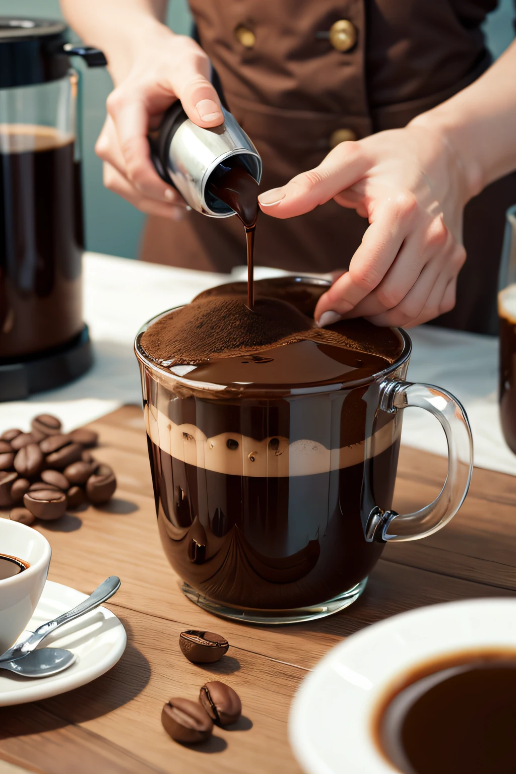 To prepare an espresso I need about fifty coffee beans