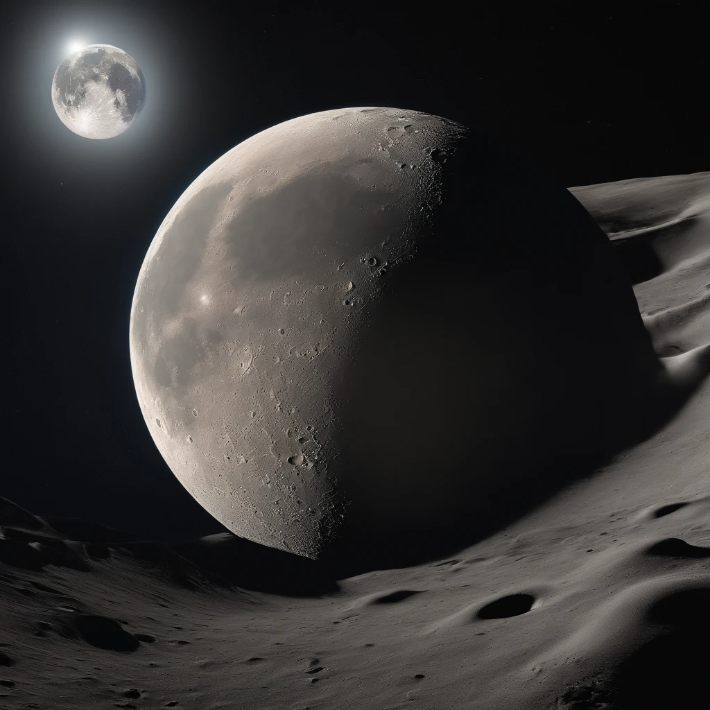 Master Parts、Superior Quality、superior image quality、The 8k quality、Beautiful pictures of the starry sky、magnifica、Arched Milky Way:1.25、Alafed view of Earth from the lunar surface:1.25, Lunar surface, space photo, on the moon, moon background, moon background, on the moon, Lunar soil, space photo, moonscape, Focus on the Moon, On Moon, Numerous craters, Seeing the Earth from the surface of the moon:1.9, big earth in the sky:1.9