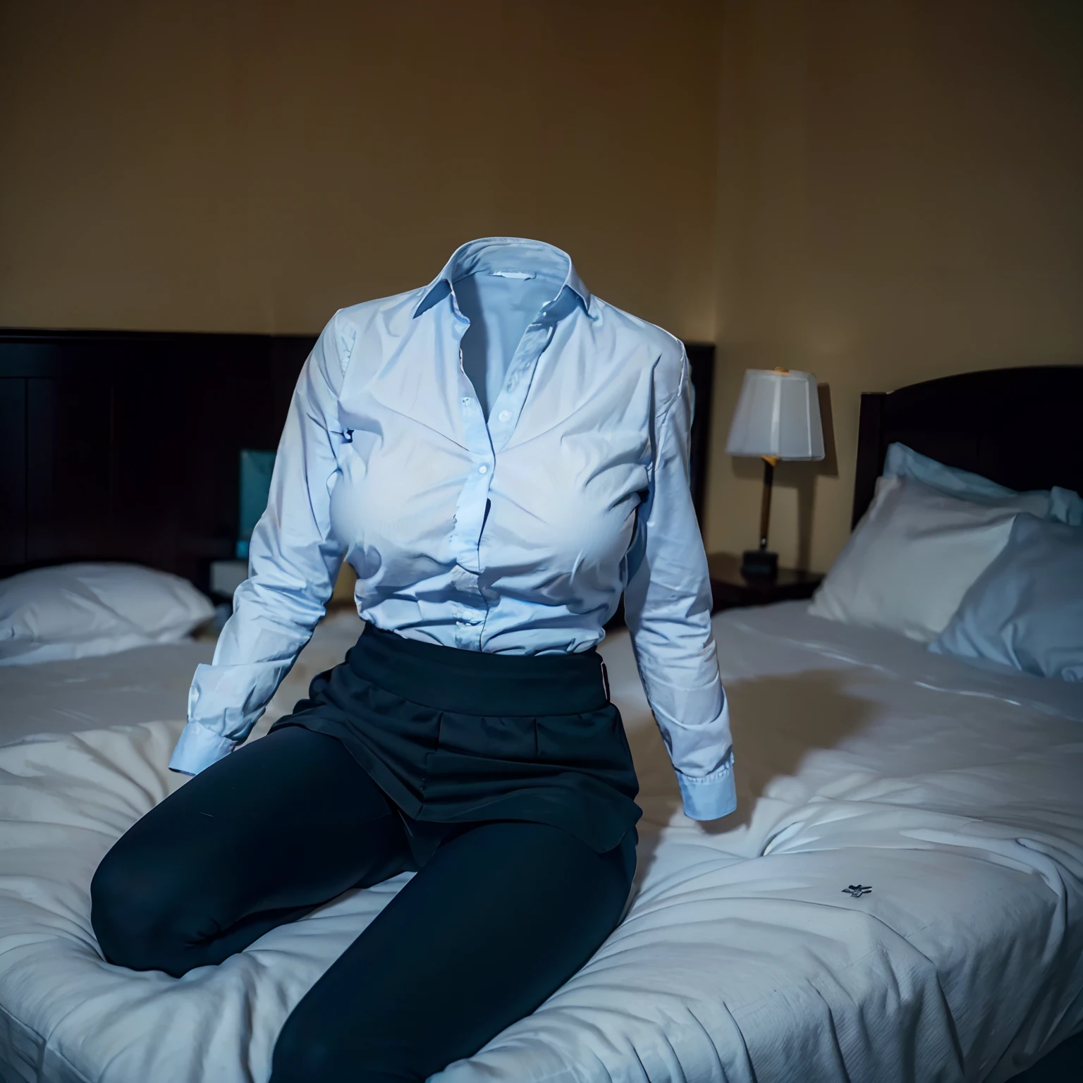 (invisible, no humans:1.7, headless:1.7, handless, legless), kibito high school vest, sweater vest, skirt, (close-up to breast), cute big breast, fat, chubby, reading book lying on bed, panchira,panties,
(8k, RAW photo, best quality, masterpiece:1.2), (realistic, photo-realistic:1.37),photon mapping, radiosity, ((Hasselblad photography)),physically-based rendering,