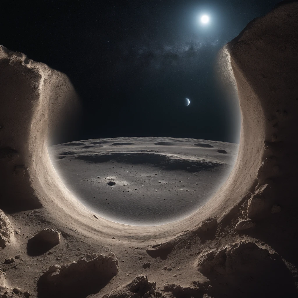 Master Parts、Superior Quality、superior image quality、The 8k quality、Beautiful pictures of the starry sky、magnifica、Arched Milky Way:1.25、Alafed view of Earth from the lunar surface:1.25, Lunar surface, space photo, on the moon, moon background, moon background, on the moon, Lunar soil, space photo, moonscape, Focus on the Moon, On Moon, Numerous craters, Seeing the Earth from the surface of the moon:1.9, big earth in the sky:1.9