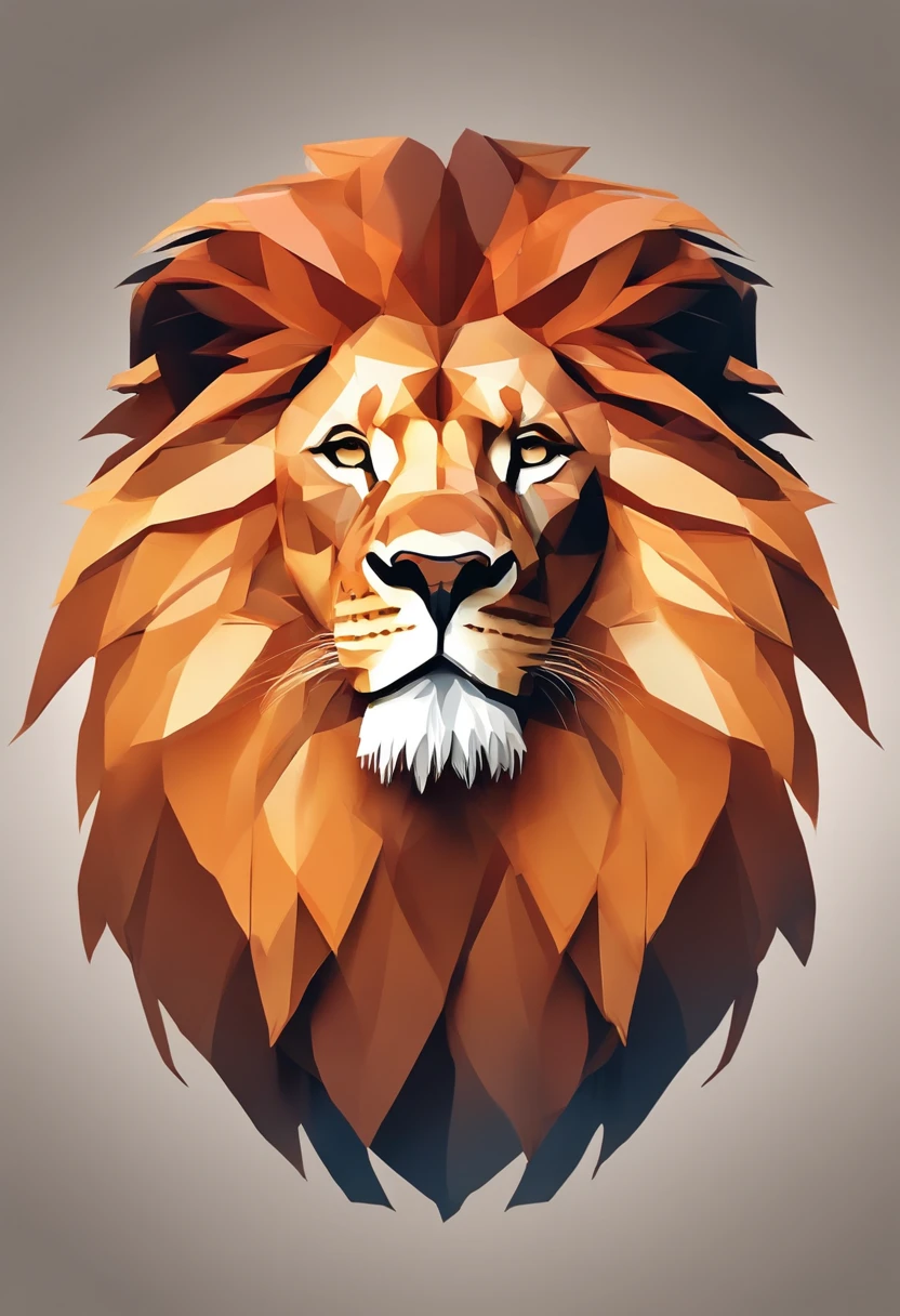 a silhouette design of a lion, sunset design, t- shirt art, 3D vector art, cute and quirky, bright bold colorful., black background, watercolor effect, , digital painting, low-poly, soft lighting, bird's-eye view, isometric style, retro aesthetic, focused on the character, 4K resolution, photorealistic rendering, using Cinema 4D,front side