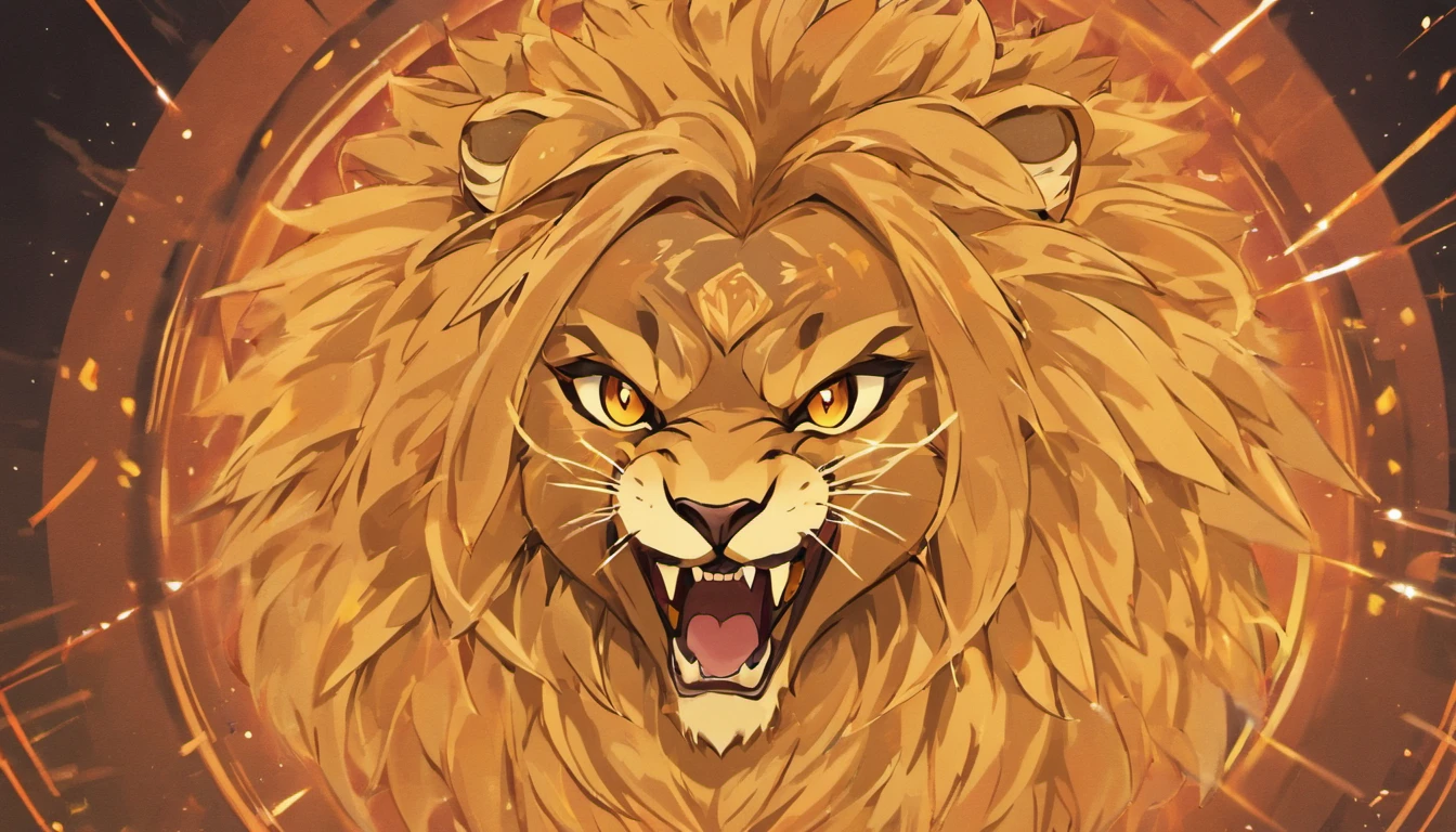 a metal icon style logo of a lion's head (estilizado1.5) em um fundo preto, icon sign of leo, lion icon, half lion, lion head, third lion head, no fundo cinzento, lion with crown, em um fundo cinza, Lion, anonymous lion face, Criado no Adobe Illustrator, icon, with the mane of a lion, single logo, lions, me, fundo do telefone