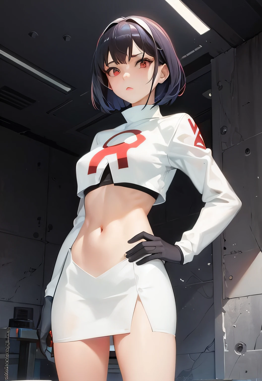 Garota de anime em um uniforme branco posando para uma foto, Matoi Ryuko, portrait anime space cadet girl, atraente matoi ryuko, Artgerm e Ilya Kuvshinov, protagonista feminina 👀 :8, Krenz Cushart e Artgerm, Ilya Kuvshinov. 4 mil, Paisagem de Ilya Kuvshinov