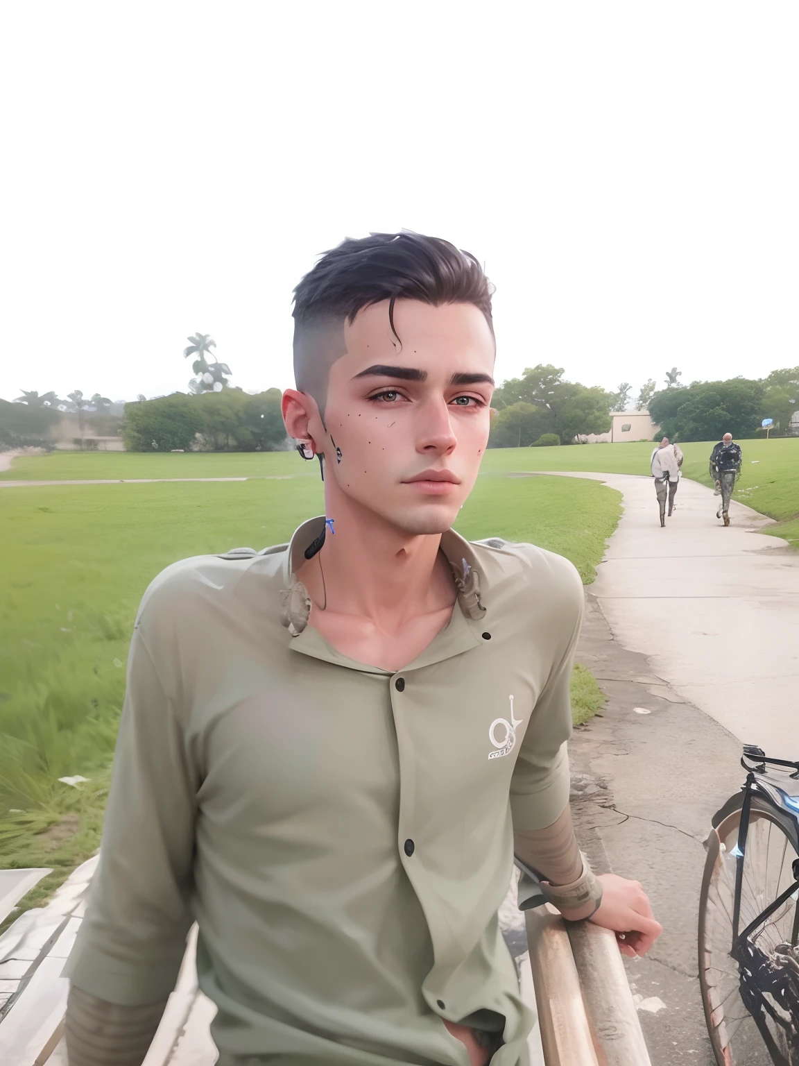 Cyberpunk handsome boy realistic 4k realistic