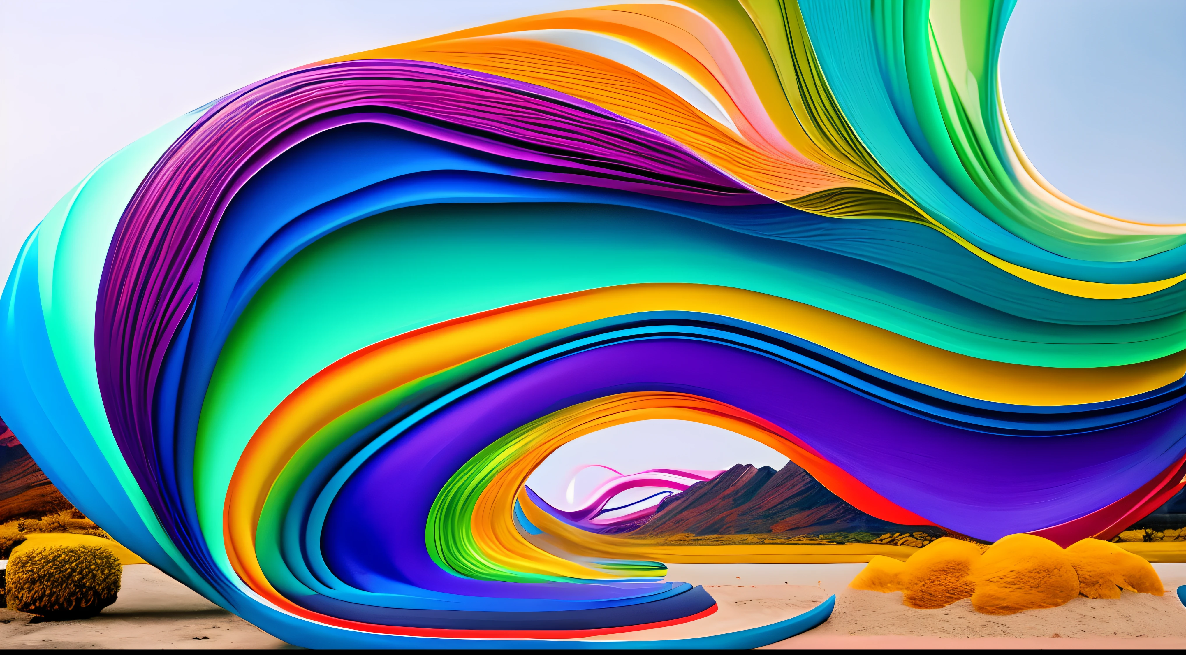 (Medusas flotando ).Crea una fascinante obra de arte abstracta con un enfoque en la fluidez y el movimiento. Utilice una paleta de colores rica y diversa, Blend tones seamlessly to evoke a sense of continuous movement. Explore the interplay between softness, Suave, Sharp shapes, Dynamic edges. Deja que los colores sangren y se mezclen, giving the impression of swirling currents or energetic vibrations. Incorporar elementos de la naturaleza, like gentle curves that resemble ocean waves, Vibrant bursts reminiscent of blooming flowers, or power lines that resemble gusts of wind. He fuses these natural motifs with abstract forms to create a harmonious and captivating composition..inspirandose en el arte de Alberto Severo. Embrace the idea of serendipity and spontaneity while allowing colors and shapes to take shape organically. Anima a la obra de arte a desarrollarse como un viaje, invitar al espectador a explorar e interpretar las profundidades del paisaje abstracto. This work of art should inspire a sense of wonder and fascination....., Atraer a los espectadores a su fascinante mundo de colores y formas. The blend of abstraction and nature will transport observers to a realm of imagination and excitement.........., leaving a lasting impression of beauty and creativity