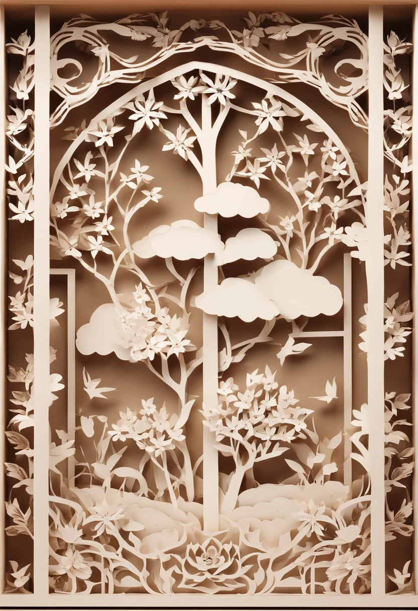 doors,Entwined vines and flowers