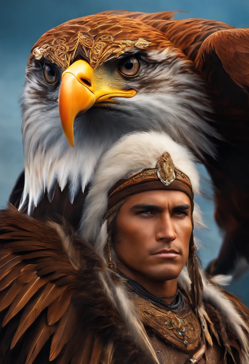 Eagle warrior, fantasy