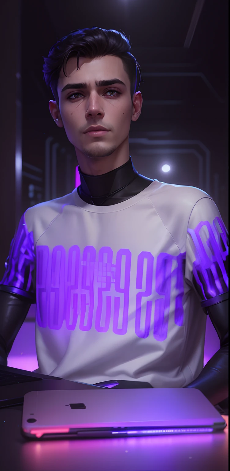 Change background cyberpunk handsome boy, realistic face,8k ultra realistic