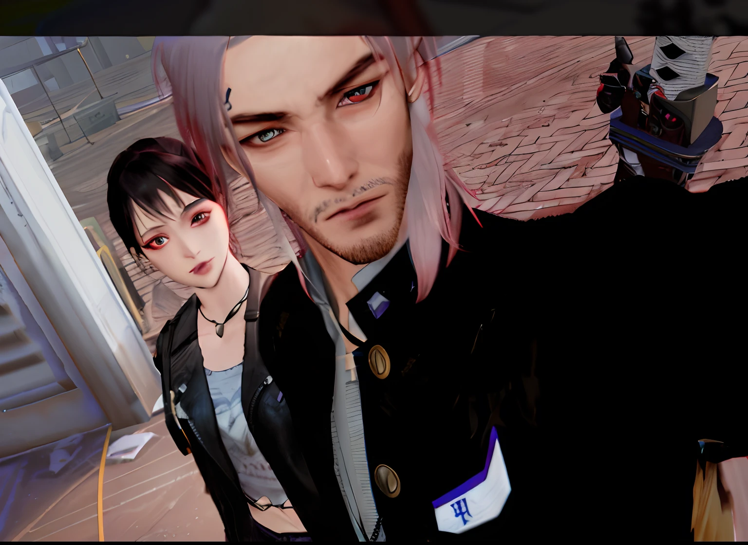 ((1men)), ((1girl)), ((couple)), ((naked)), ((muscle)), ((extremely detailed futuristic)), ((realistic))