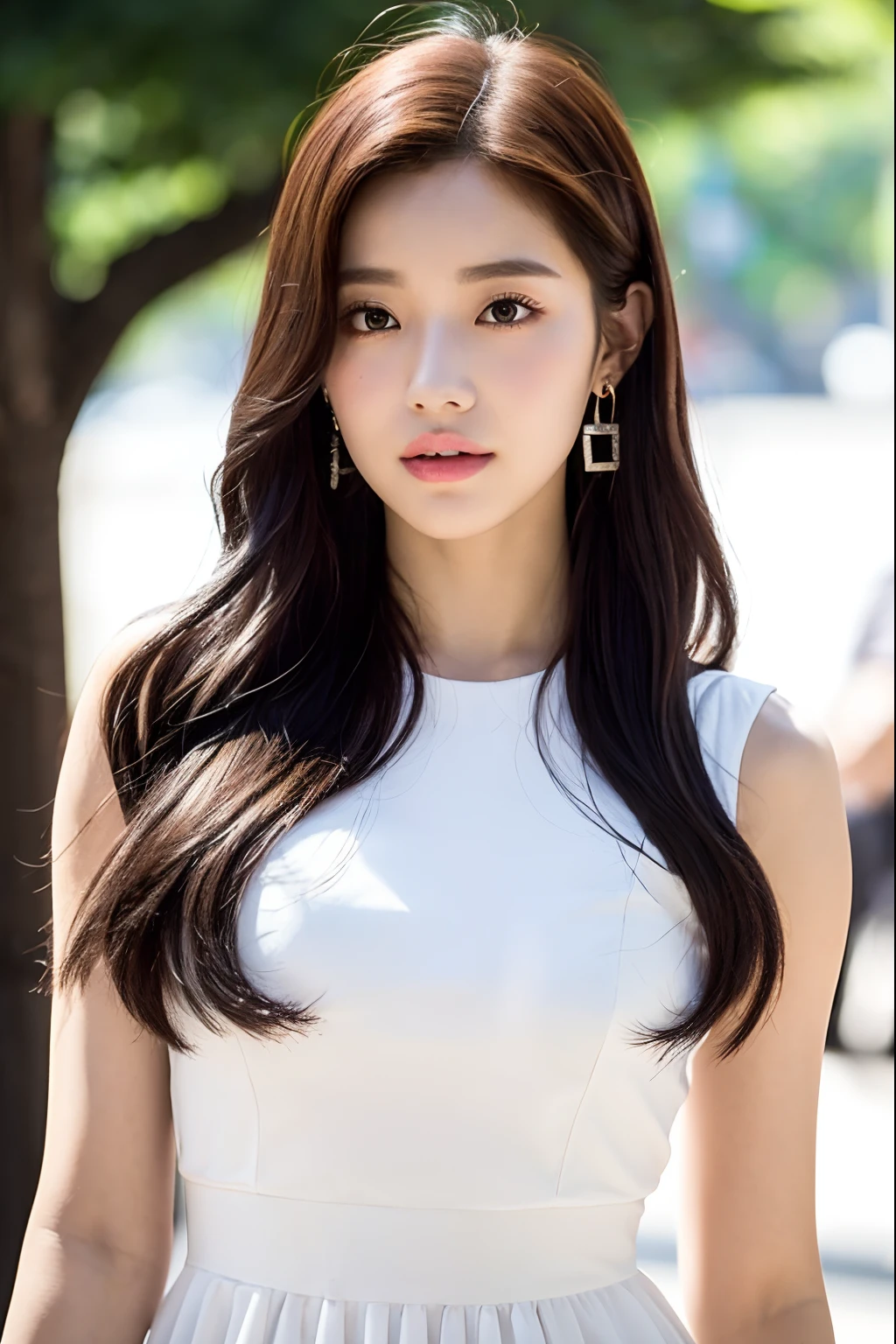 a close up of a woman in a white dress with long hair, jaeyeon nam, bae suzy, dilraba dilmurat, lalisa manobal, sha xi, jinyoung shin, lee ji-eun, lee ji - eun, cute korean actress, blackpink jennie, ruan jia beautiful!, young wan angel, kim doyoung, park ji-min