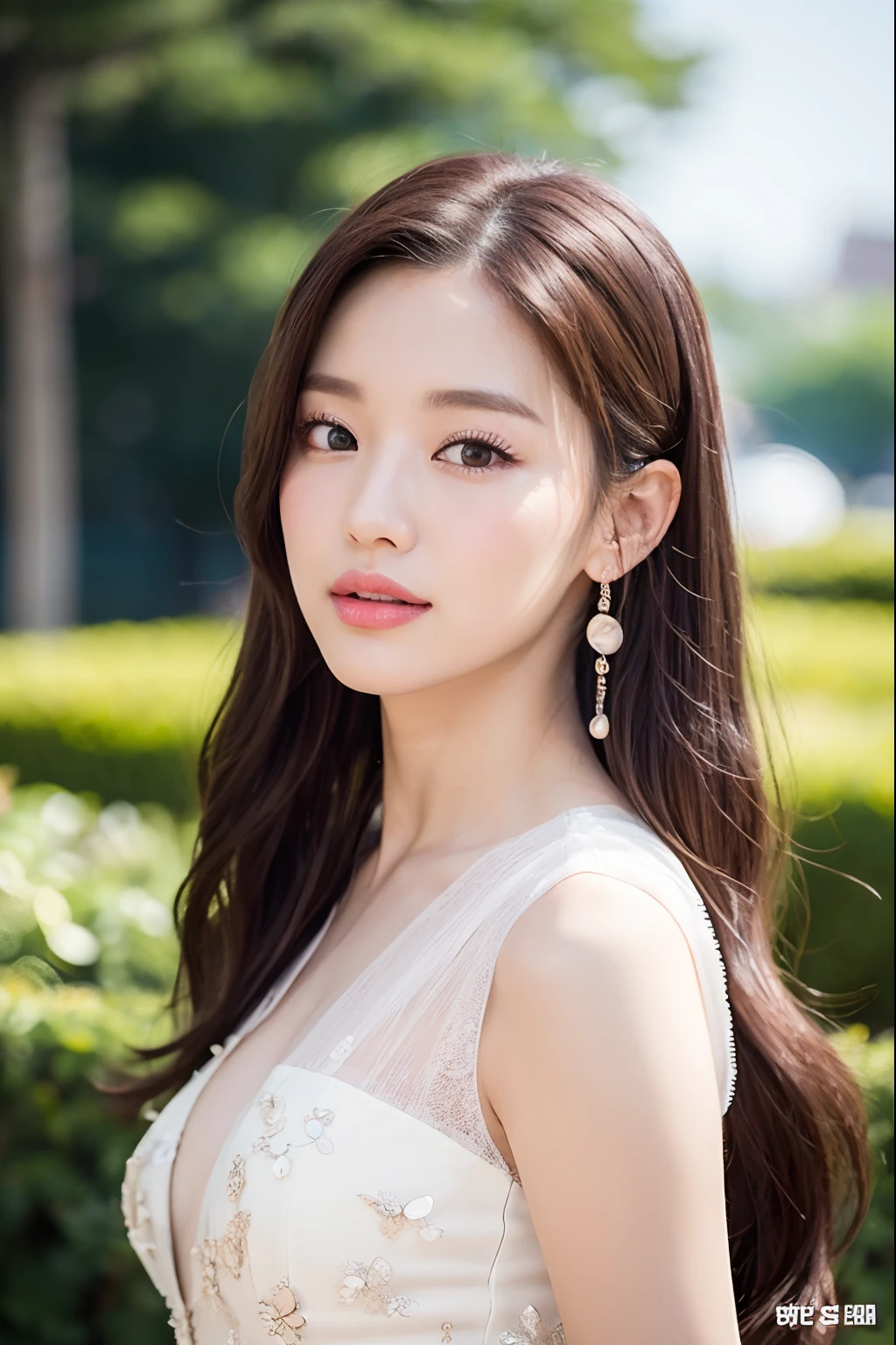a close up of a woman in a white dress with long hair, jaeyeon nam, bae suzy, dilraba dilmurat, lalisa manobal, sha xi, jinyoung shin, lee ji-eun, lee ji - eun, cute korean actress, blackpink jennie, ruan jia beautiful!, young wan angel, kim doyoung, park ji-min
