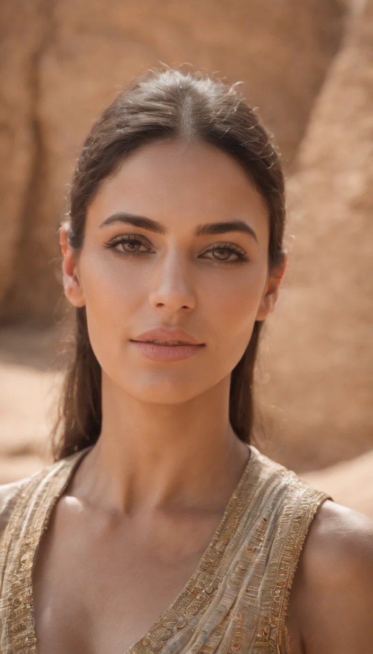 Woman in ancient Egypt, using crocodile dung as contraceptive, Mola 35mm, fotografia, ultra detalhes, detalhes de textura precisos HDR, UHD,64 mil