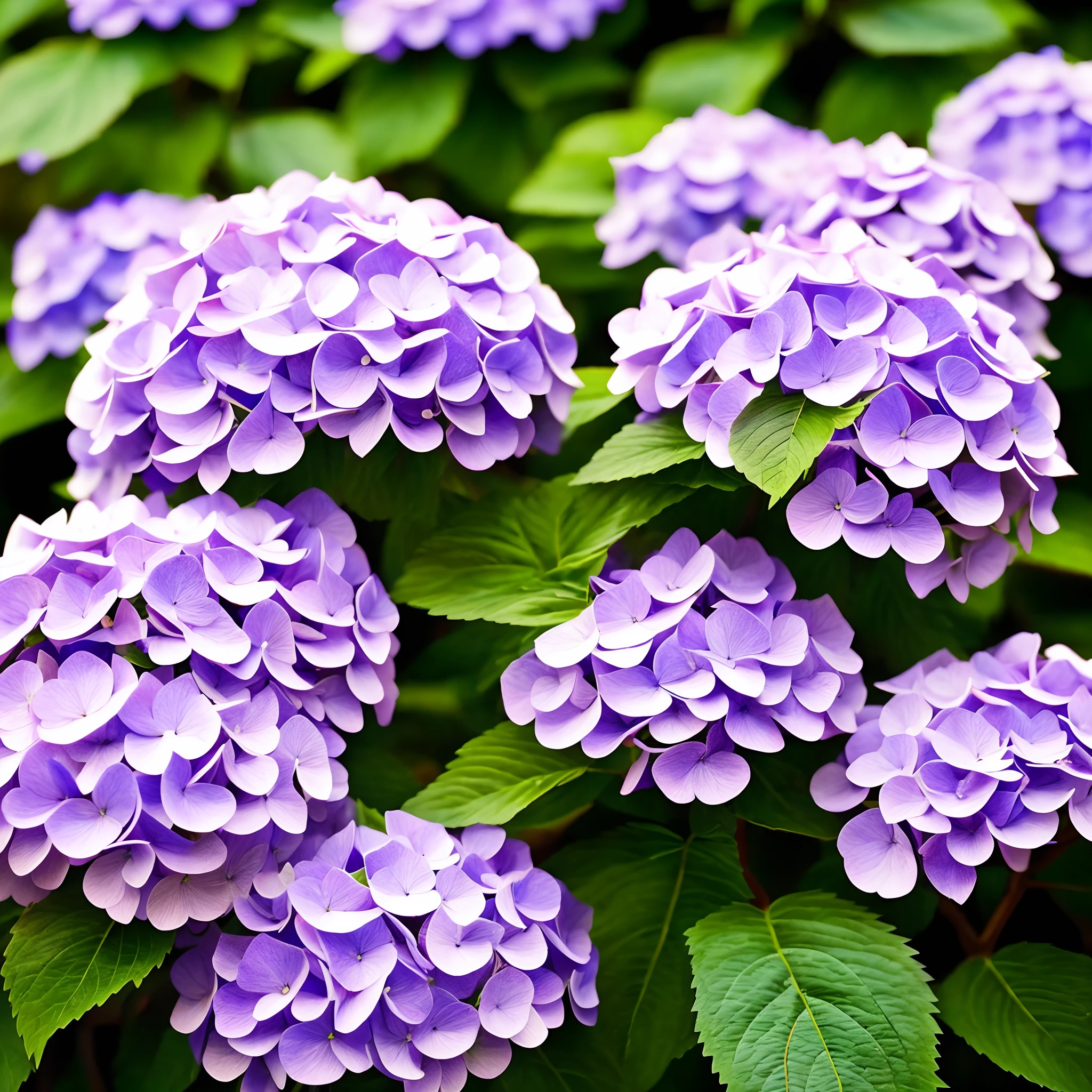 Beautiful Hydrangea flower, focus on the flower, realistic
