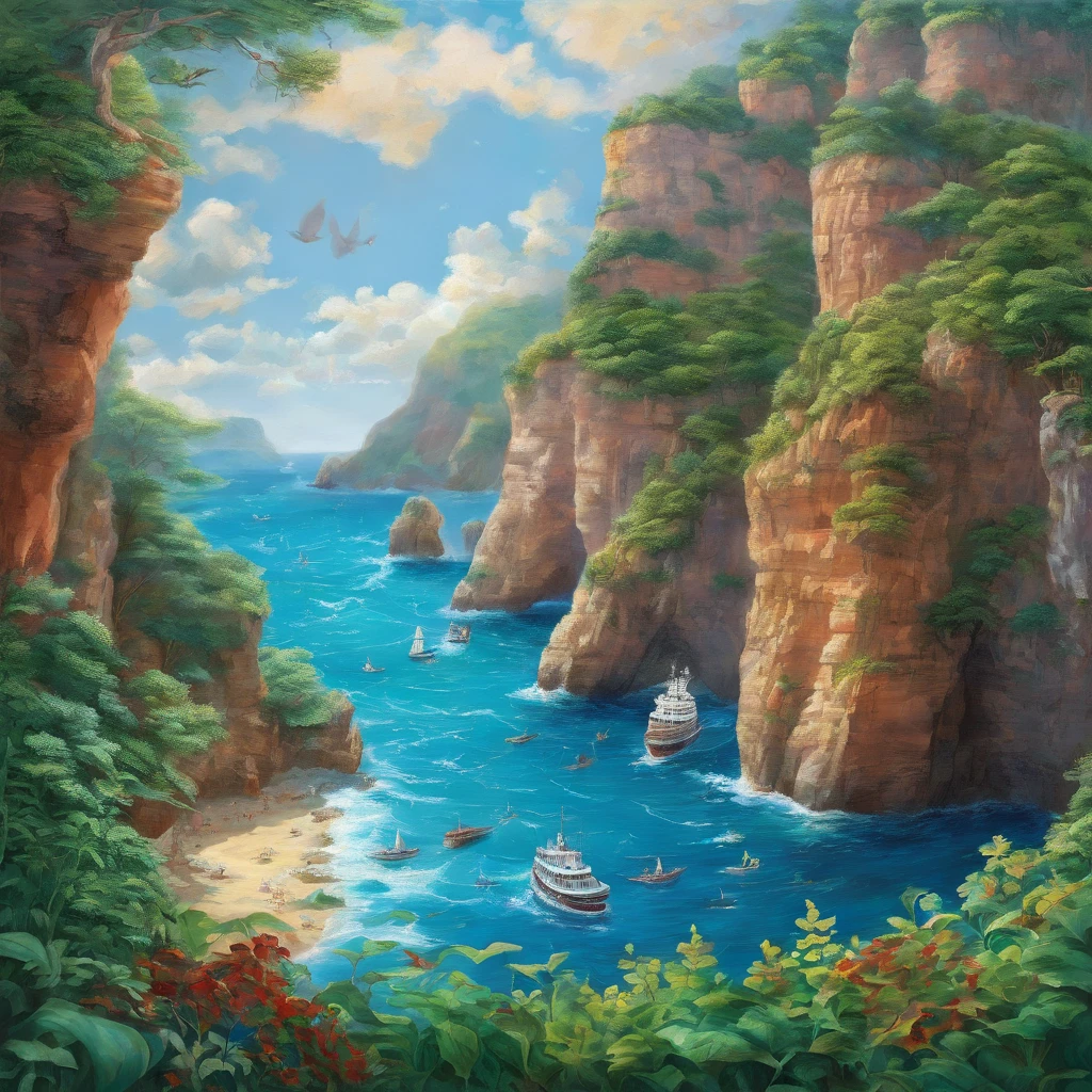 The Canyon Where Sage lives, masterpiece, best quality