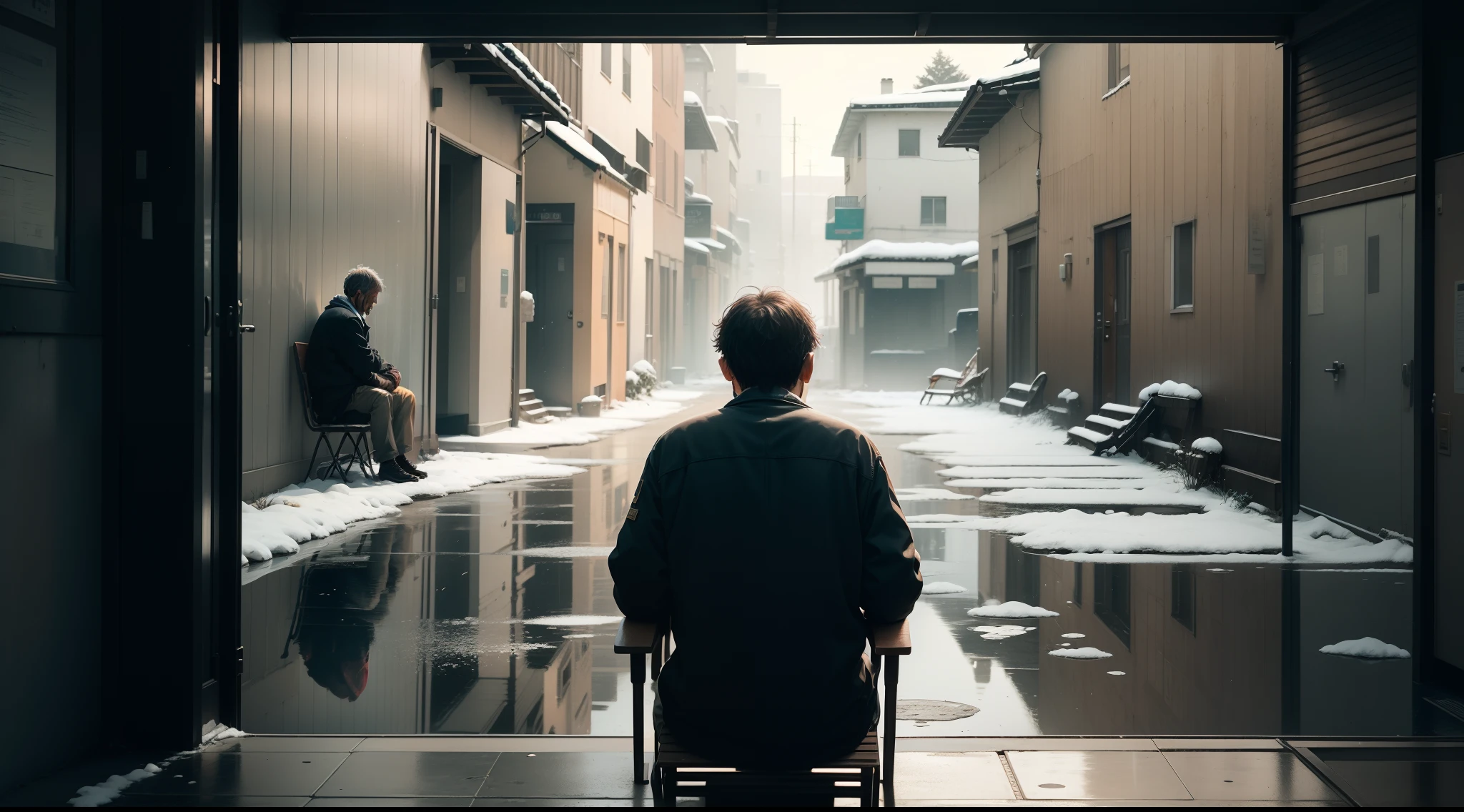 A lonely man deals with isolation and loneliness in his everyday life. poor Away from social connections, seeks comfort in his own reflections, Facing emotional challenges in search of meaning and purpose in the midst of emptiness. The story explores his inner journey, revelando suas lutas, hopes and, Possivelmente,, The possibility of rediscovering human connection.