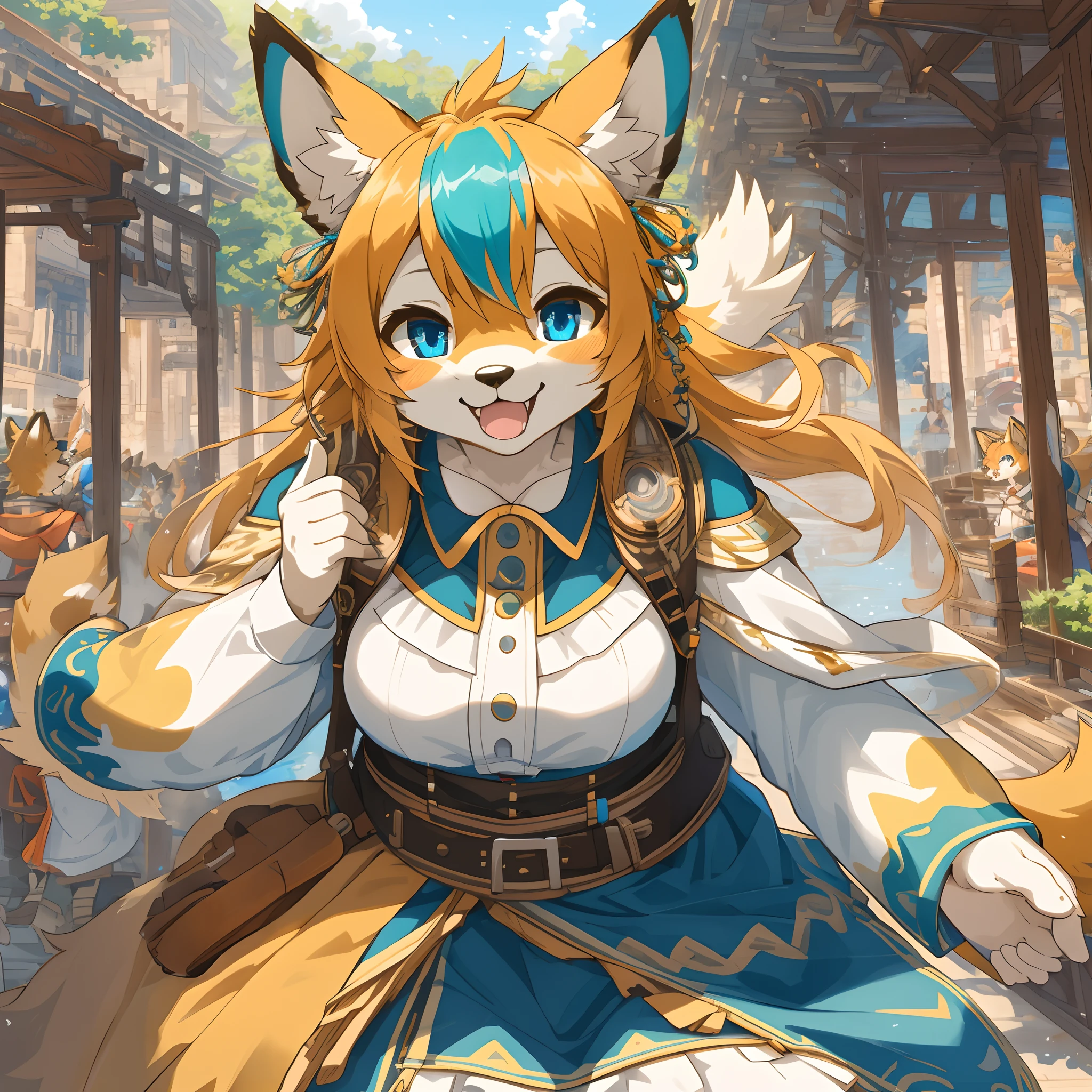 super high resolution, detailed background, World Heritage Site, 6+boys, 6+girls, Happy, joyful, absurdres(highly detailed beautiful face and eyes)perfect anatomy(Photos of solo travelers)(kemono, furry anthro),